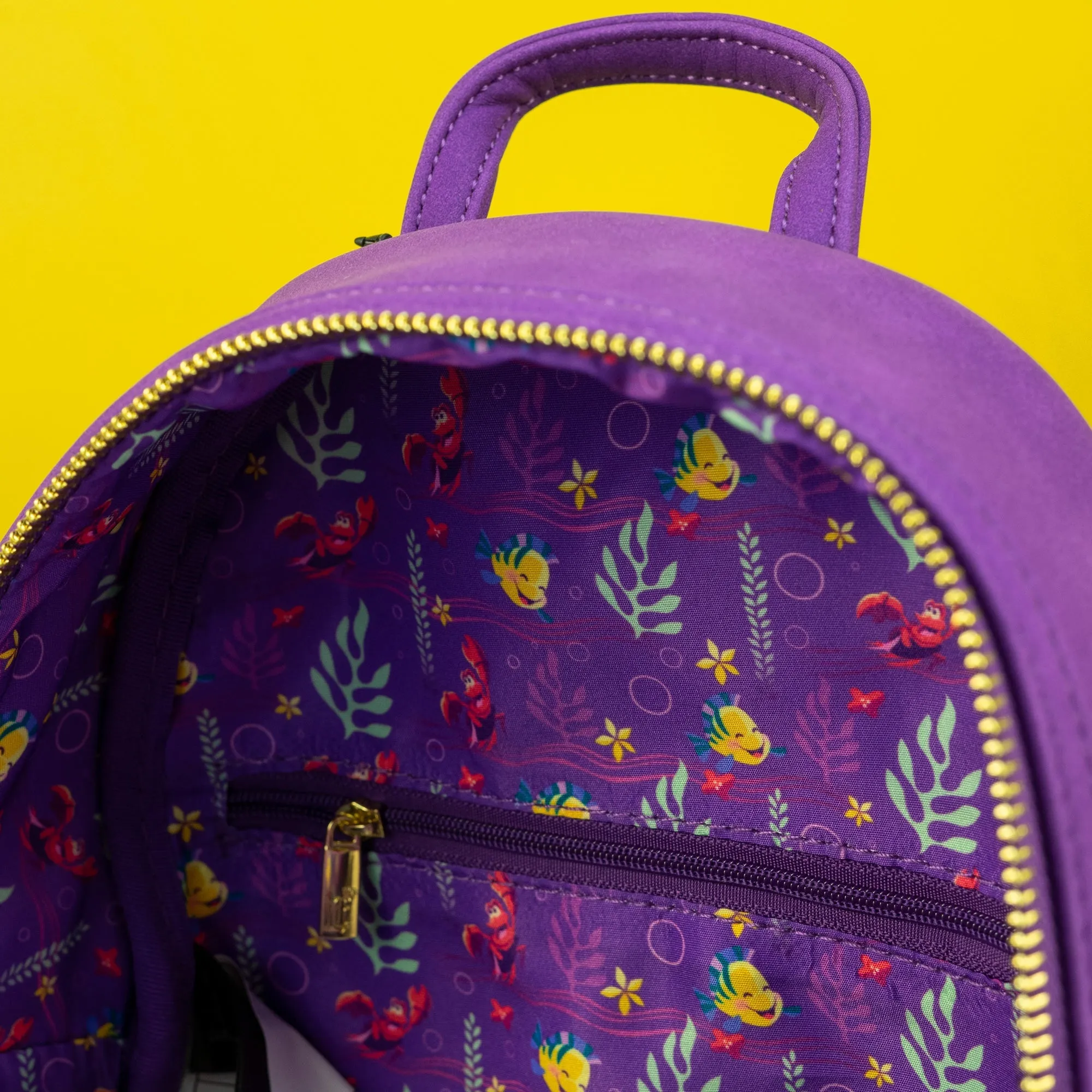 Loungefly x Disney The Little Mermaid Ariel Castle Mini Backpack