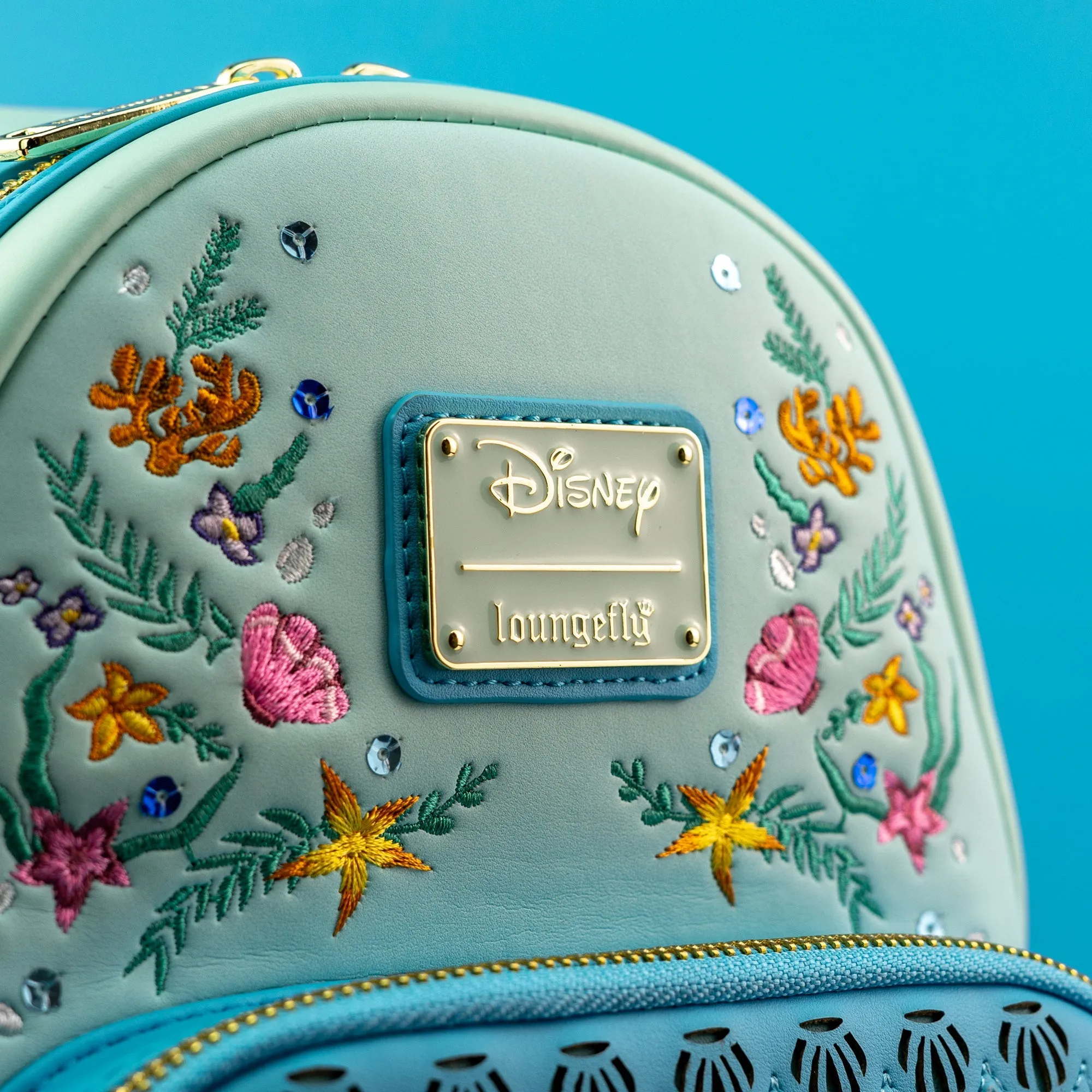 Loungefly x Disney The Little Mermaid Die Cut Window Scene Mini Backpack