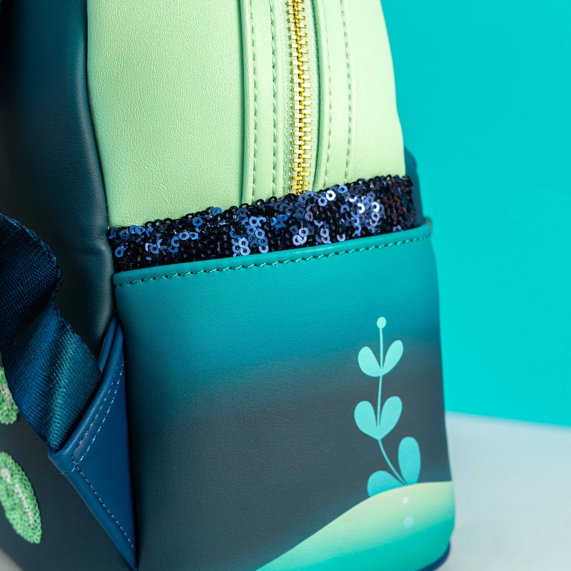 Loungefly x Disney The Little Mermaid Flounder and Sebastian Mini Backpack