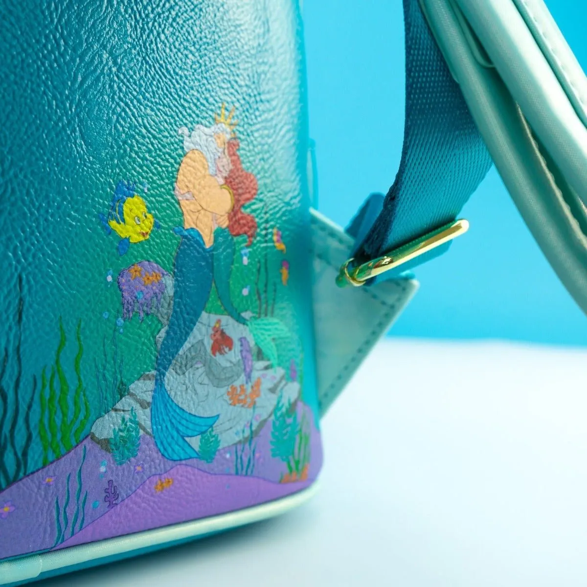 Loungefly x Disney The Little Mermaid King Triton Cosplay Mini Backpack