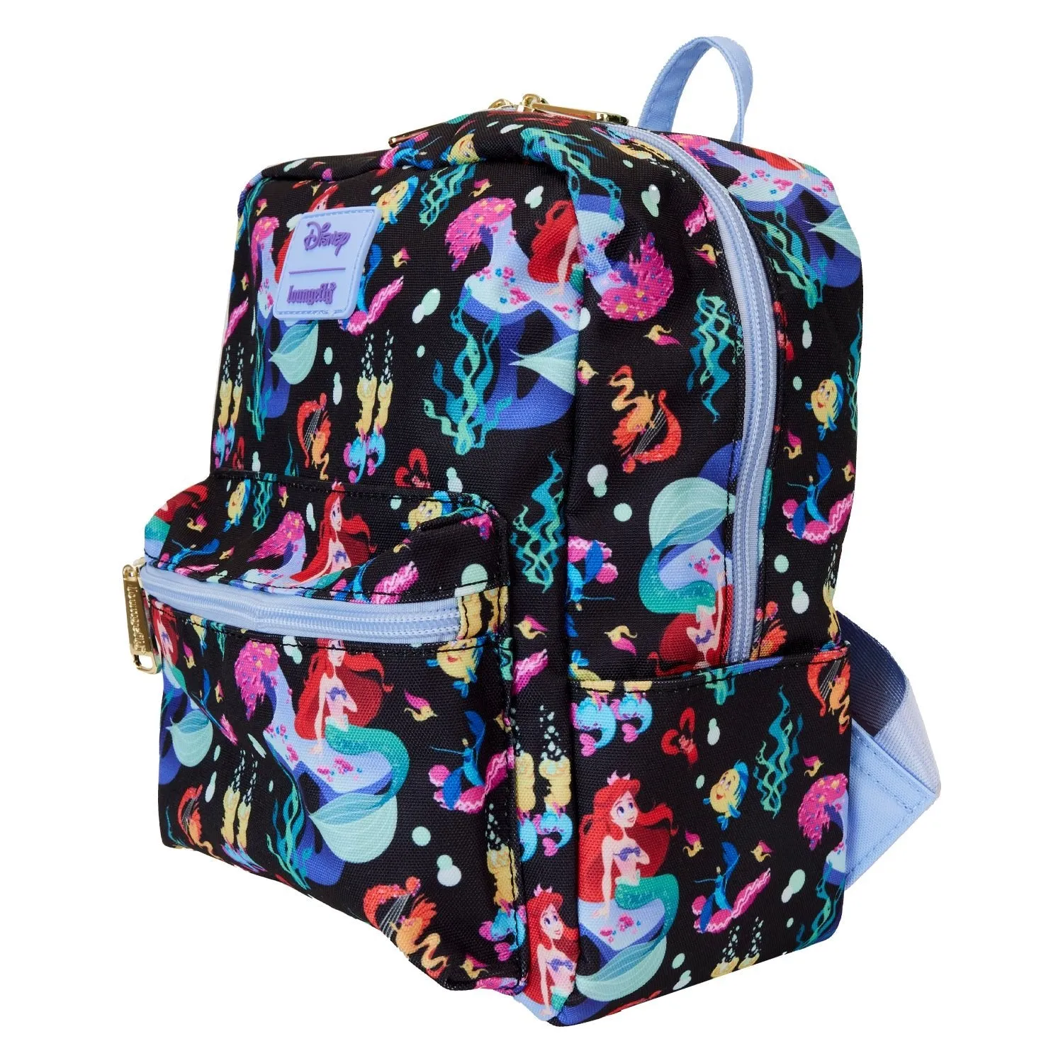 Loungefly x Disney The Little Mermaid Life is The Bubbles AOP Nylon Backpack