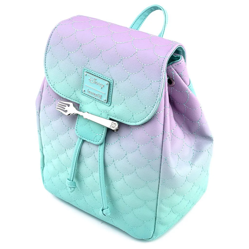 Loungefly x Disney The Little Mermaid Ombre Scales Mini Backpack