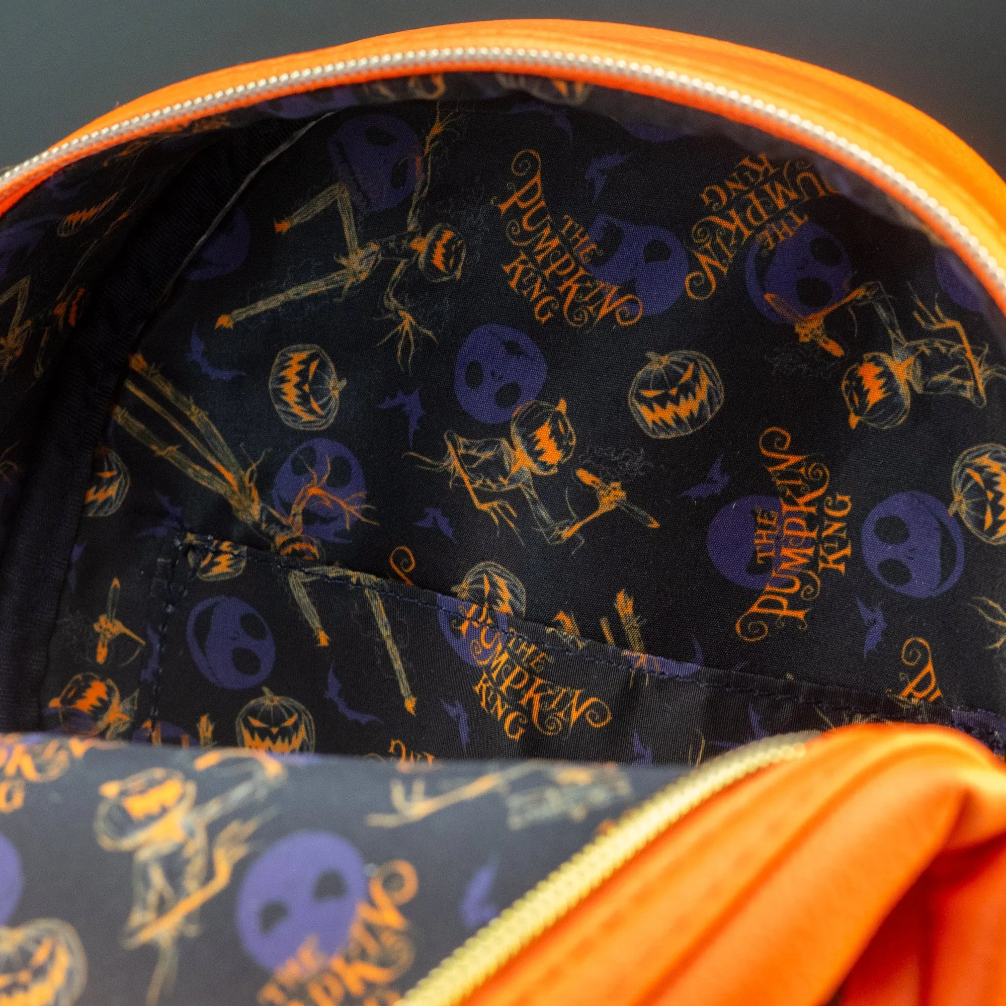 Loungefly x Disney The Nightmare Before Christmas Pumpkin King Cosplay Mini Backpack