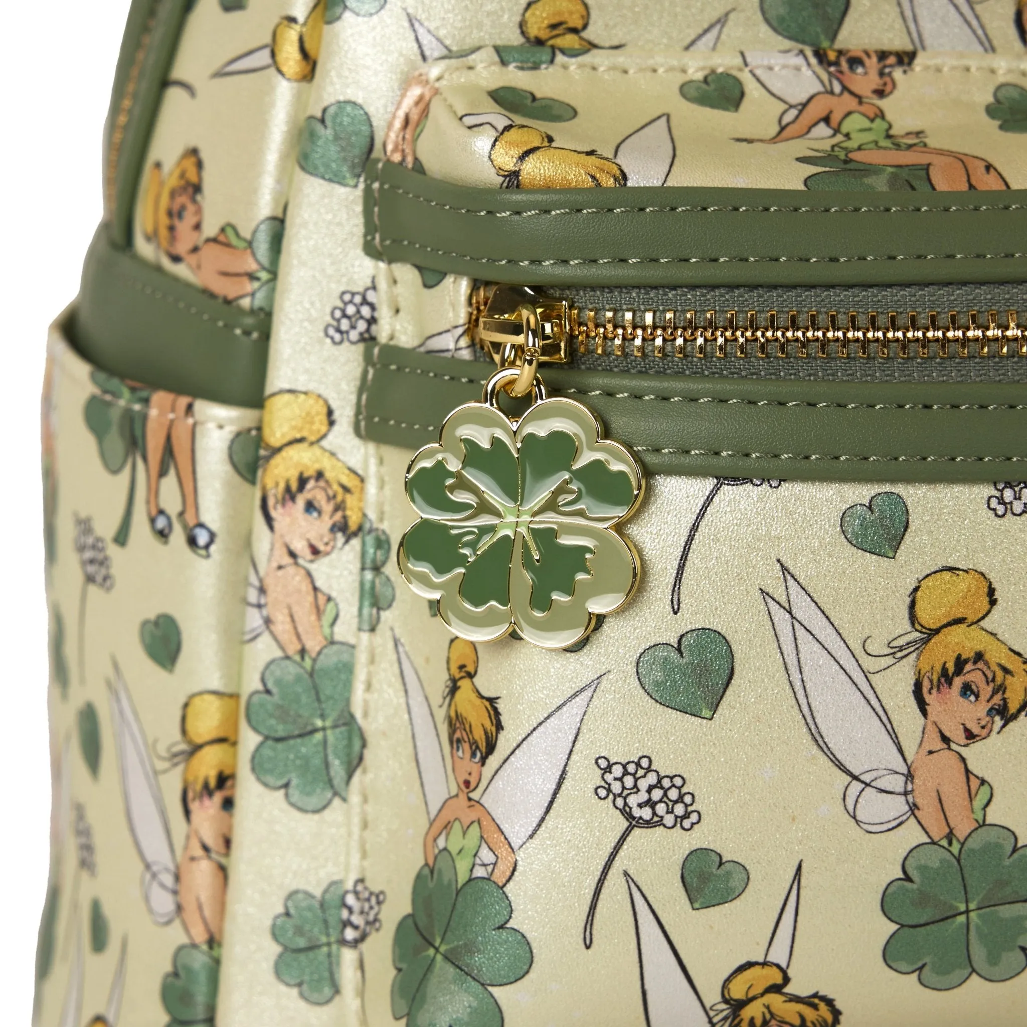 Loungefly x Disney Tinker Bell Four-Leaf Clover Mini Backpack
