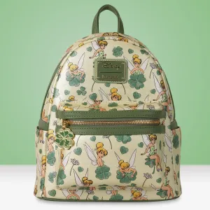 Loungefly x Disney Tinker Bell Four-Leaf Clover Mini Backpack