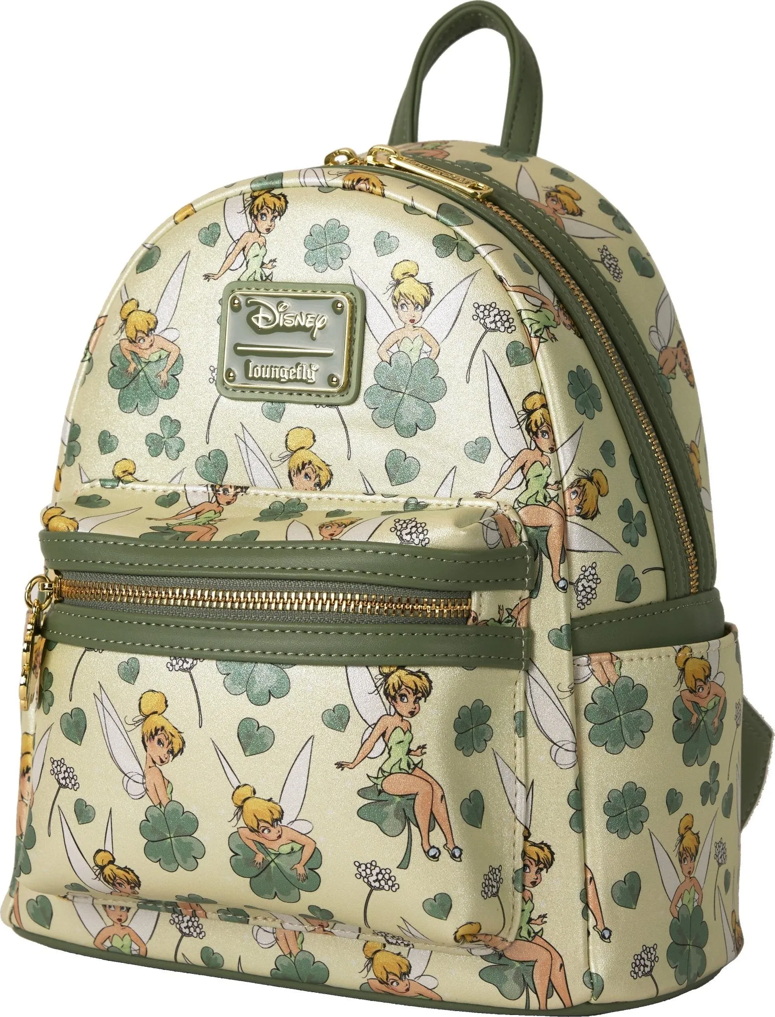 Loungefly x Disney Tinker Bell Four-Leaf Clover Mini Backpack