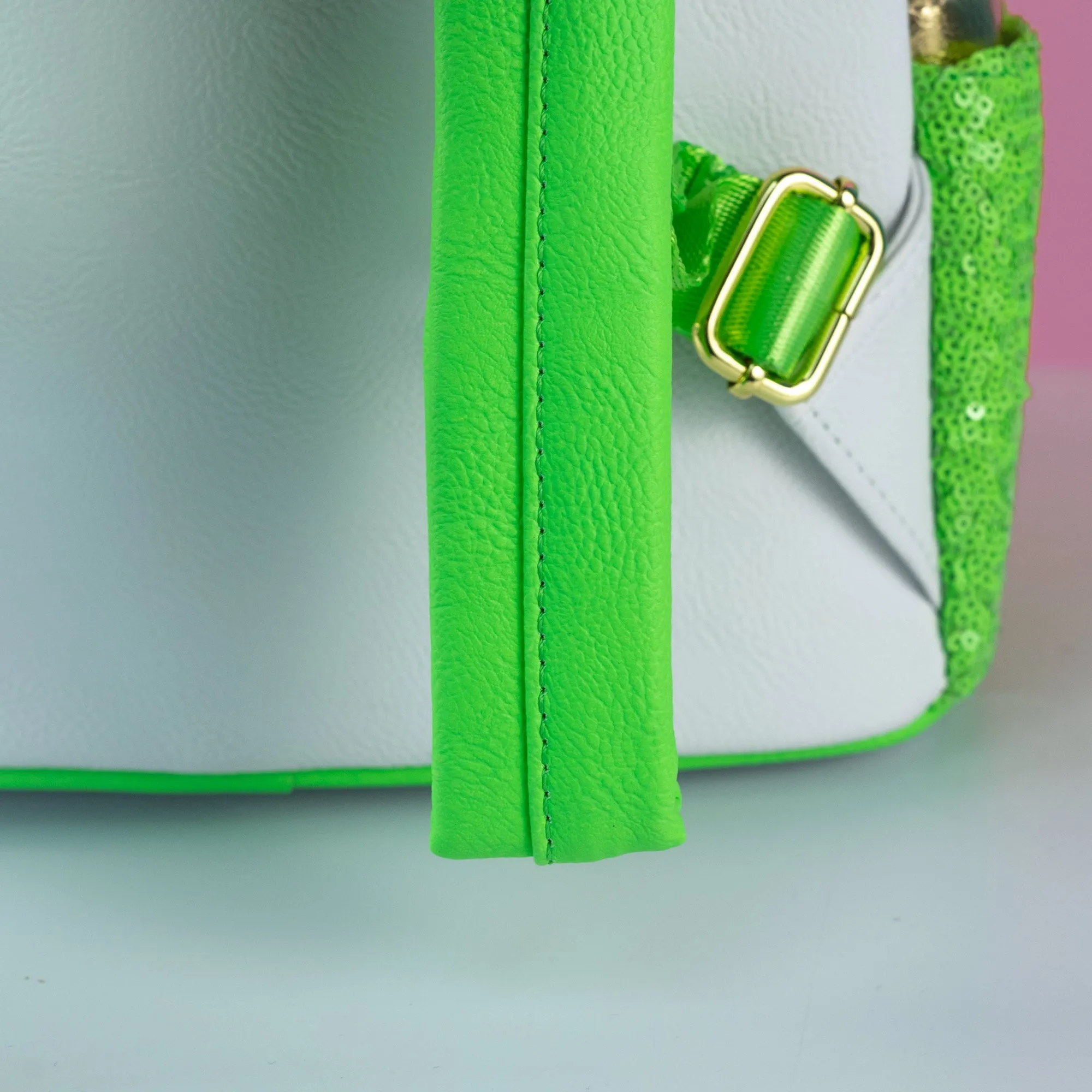 Loungefly x Disney Tinkerbell Green Sequin Mini Backpack