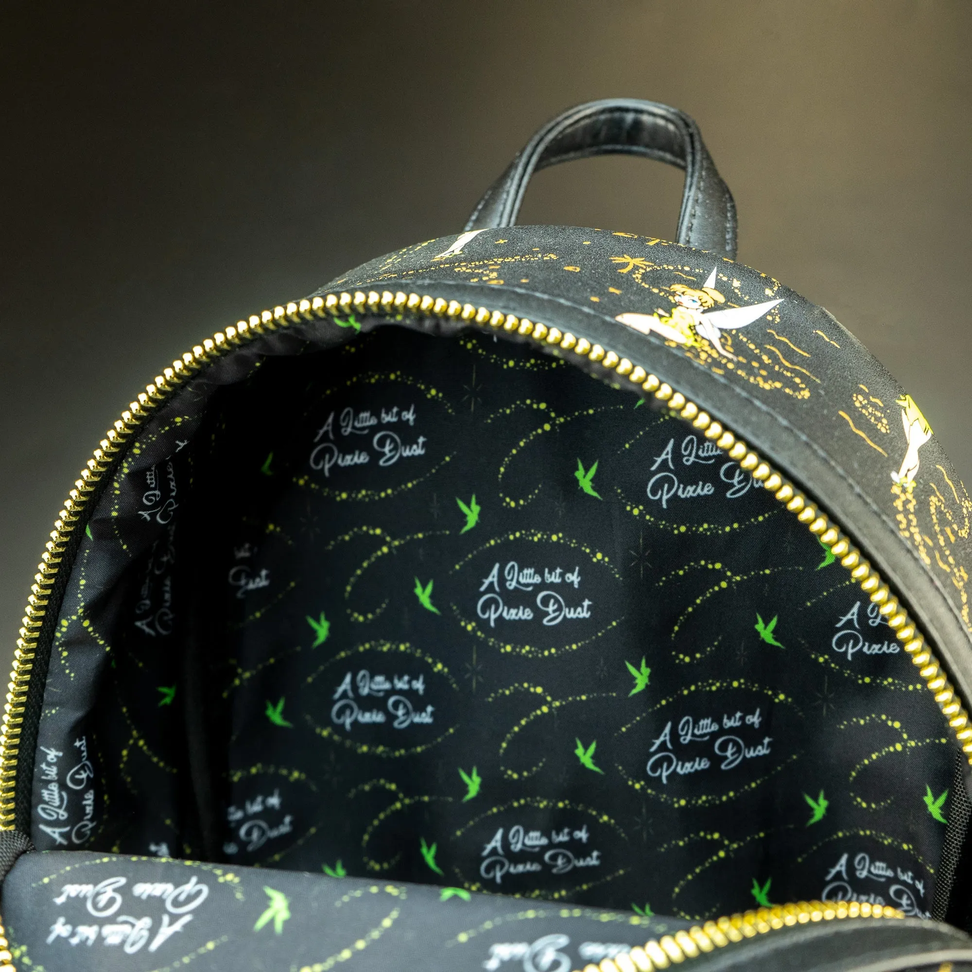 Loungefly x Disney Tinkerbell Neverland Treasure Map AOP Mini Backpack