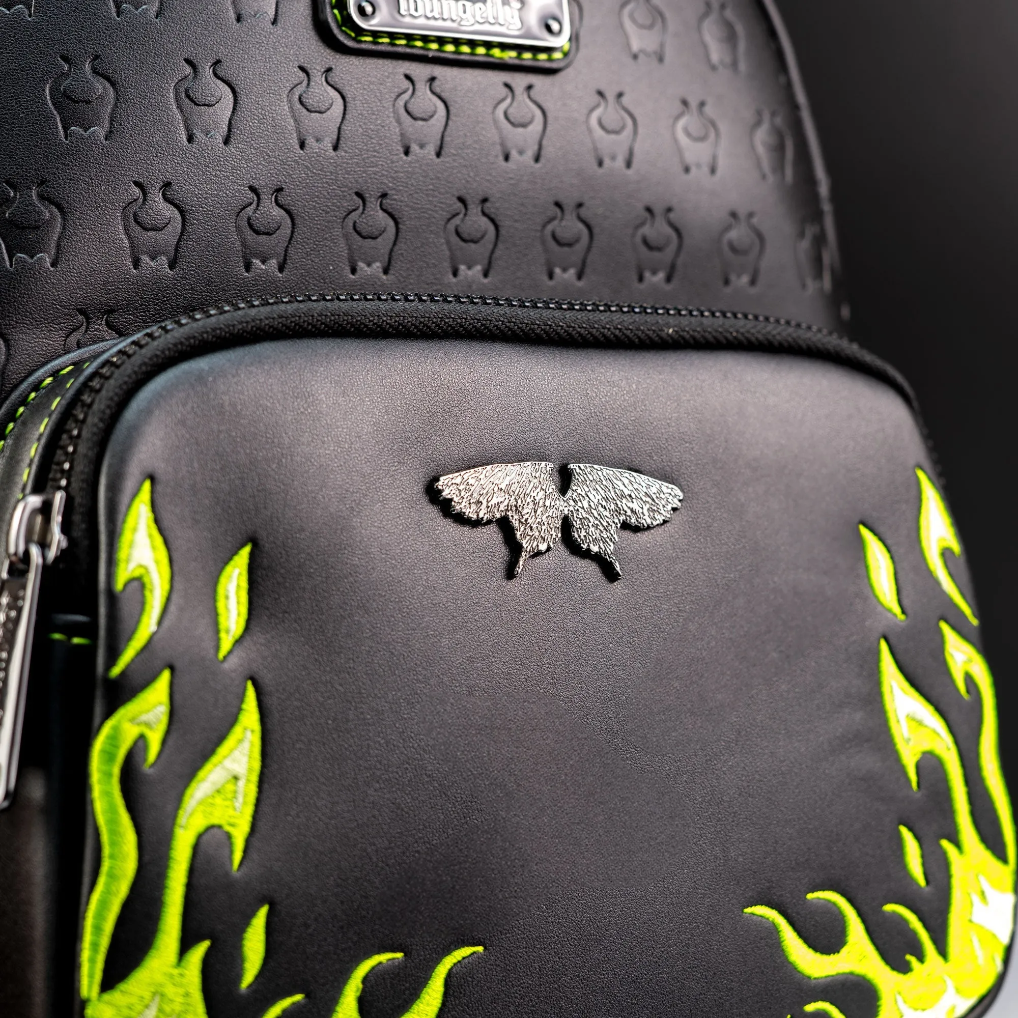 Loungefly x Disney Villains Maleficent Flames Mini Backpack
