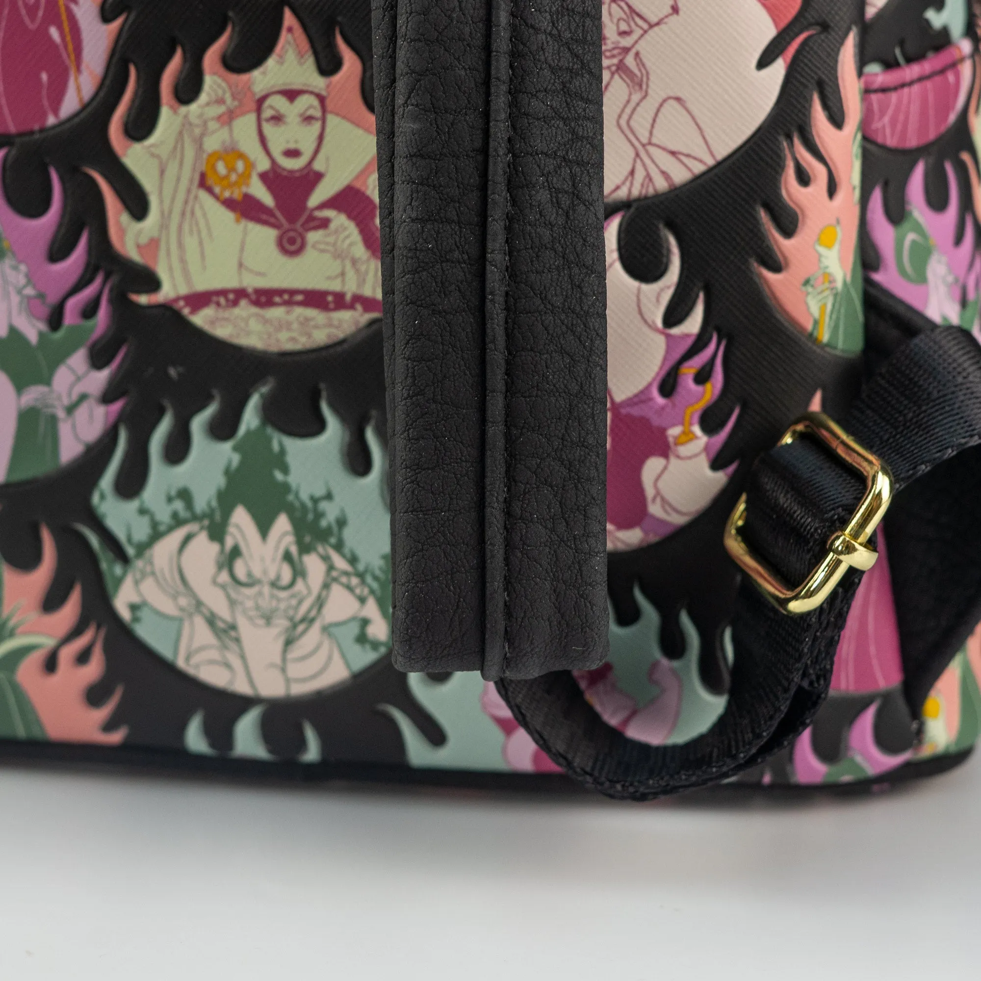 Loungefly x Disney Villains Pastel Flames Mini Backpack