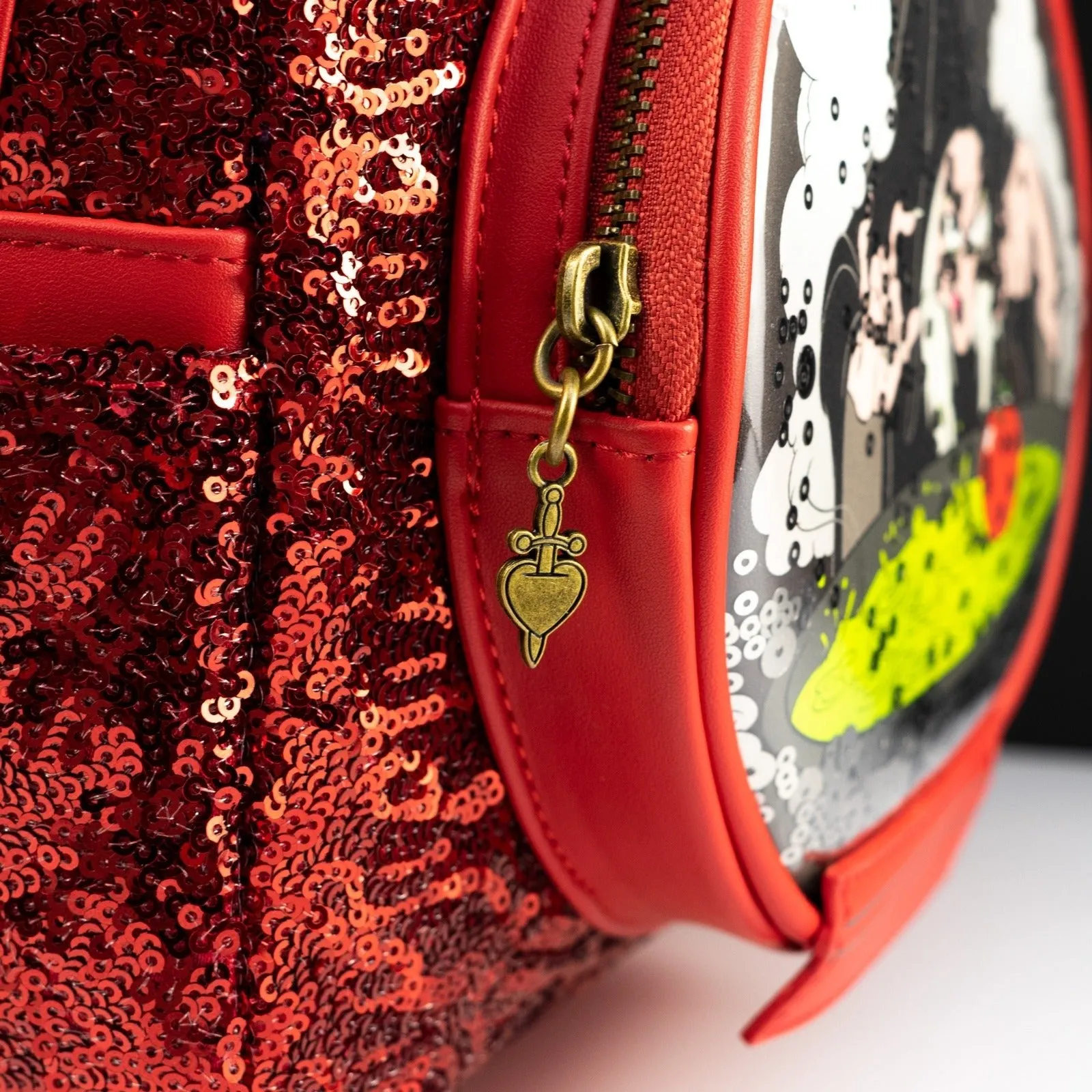 Loungefly x Disney Villains Snow White Evil Queen Snow Globe Mini Backpack