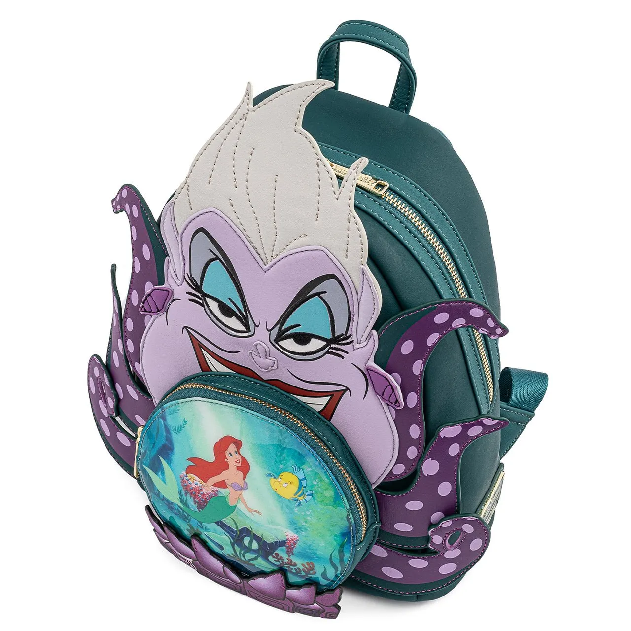 Loungefly x Disney Villains Ursula Crystal Ball Mini Backpack