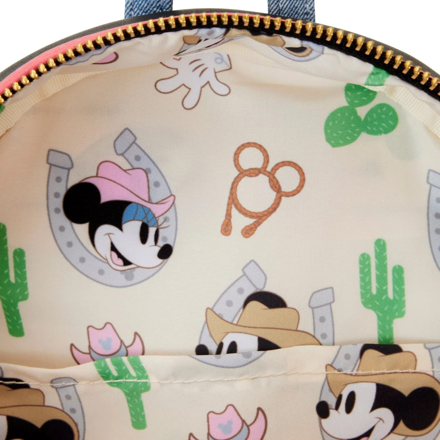Loungefly x Disney Western Mickey Mouse Cosplay Mini Backpack