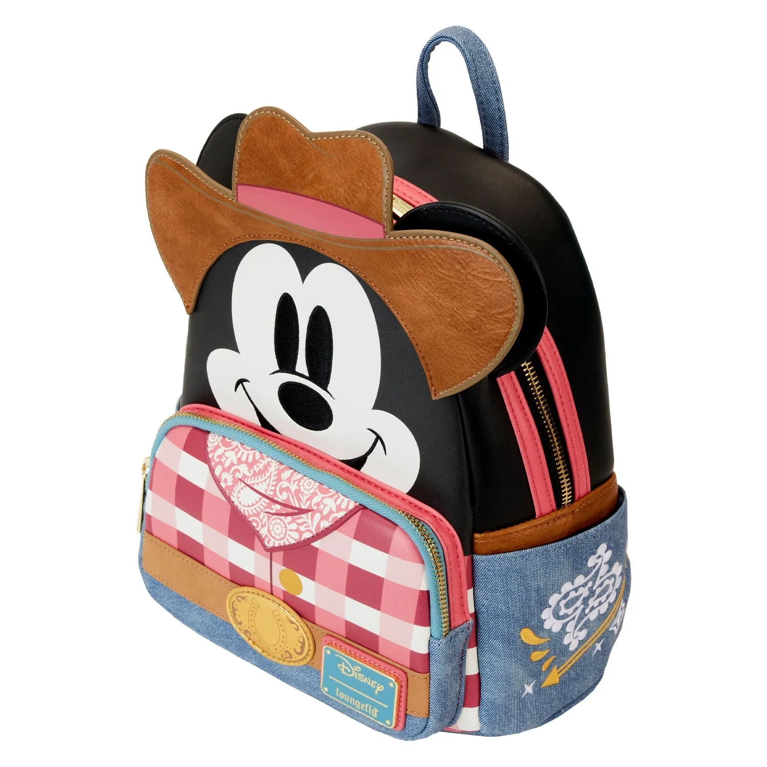 Loungefly x Disney Western Mickey Mouse Cosplay Mini Backpack