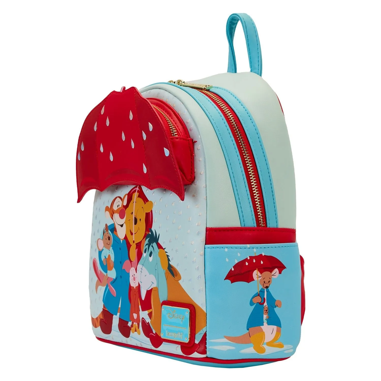 Loungefly x Disney Winnie the Pooh and Friends Rainy Day Mini Backpack