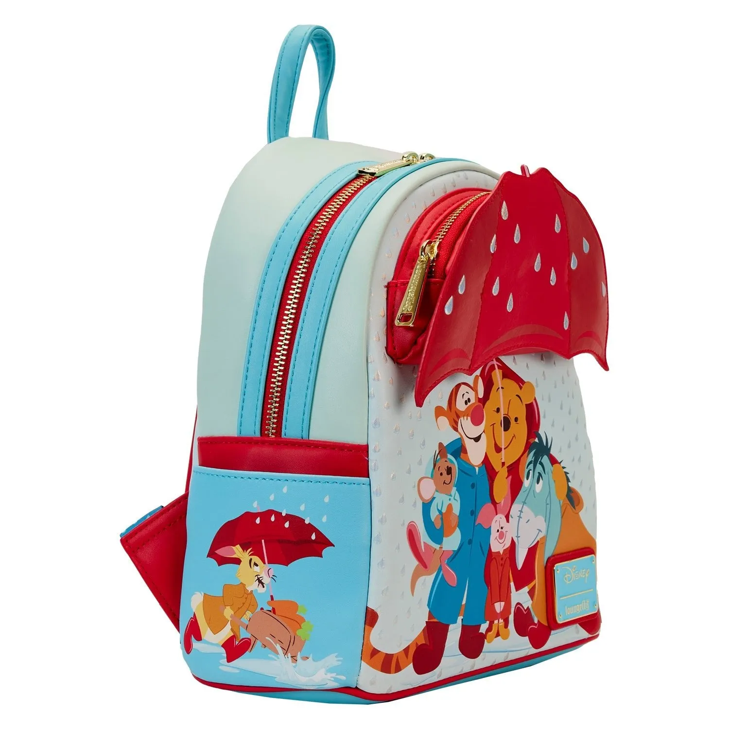 Loungefly x Disney Winnie the Pooh and Friends Rainy Day Mini Backpack