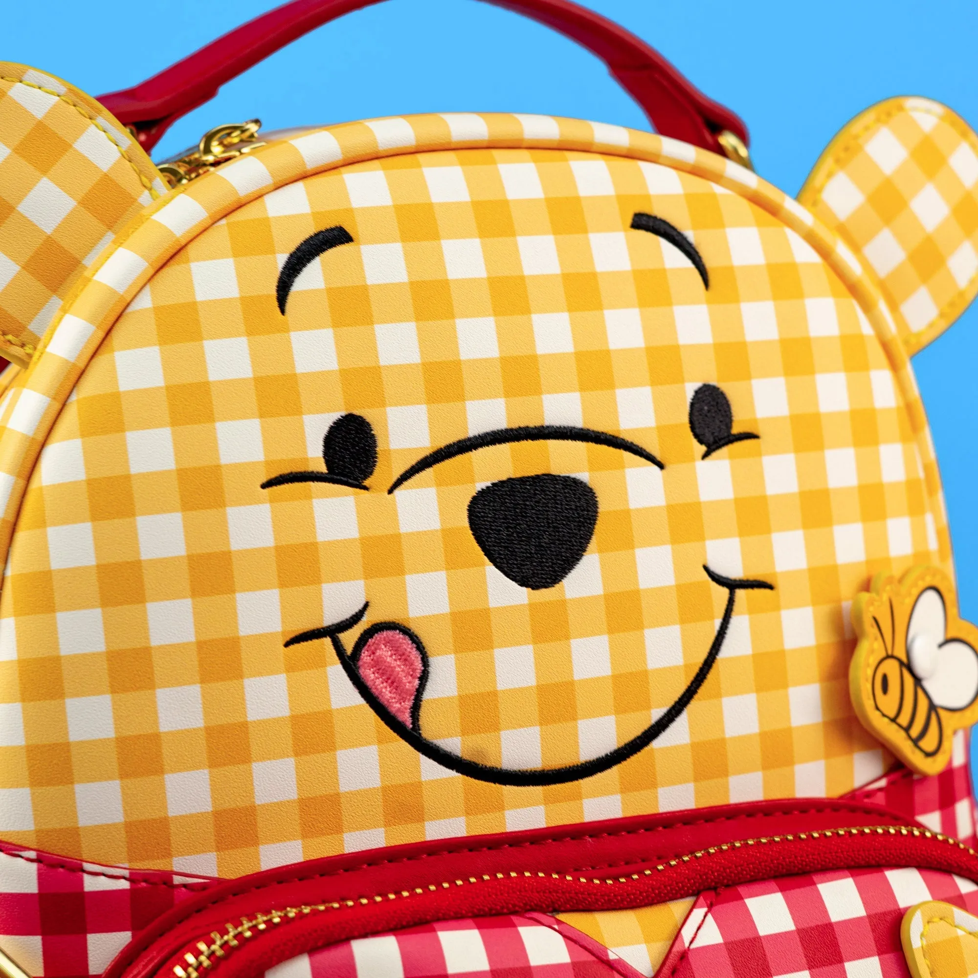 Loungefly x Disney Winnie the Pooh Gingham Mini Backpack