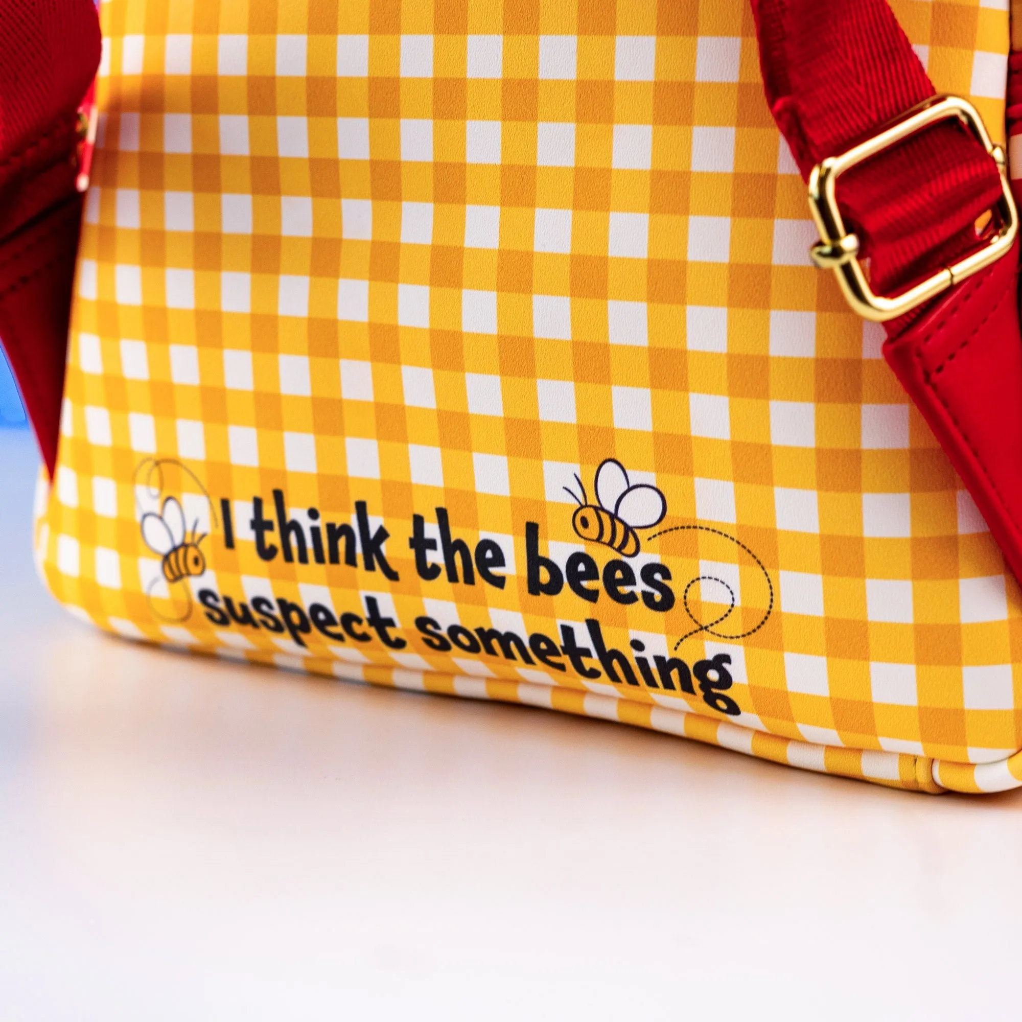 Loungefly x Disney Winnie the Pooh Gingham Mini Backpack