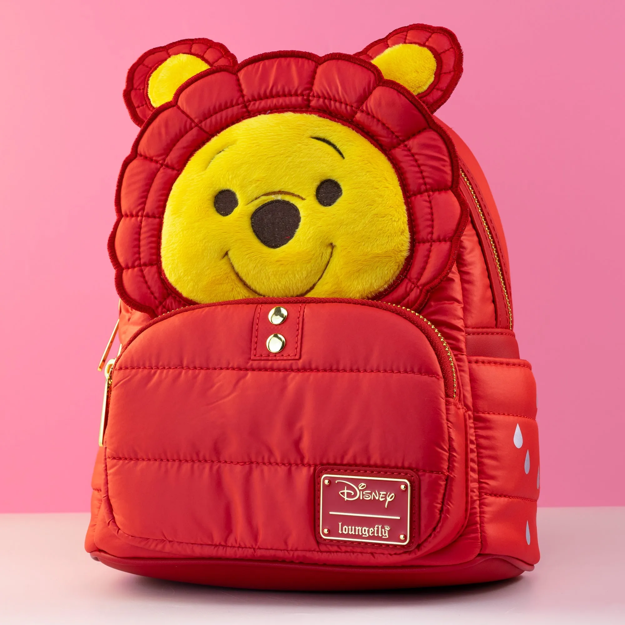 Loungefly x Disney Winnie the Pooh Puffer Jacket Cosplay Mini Backpack