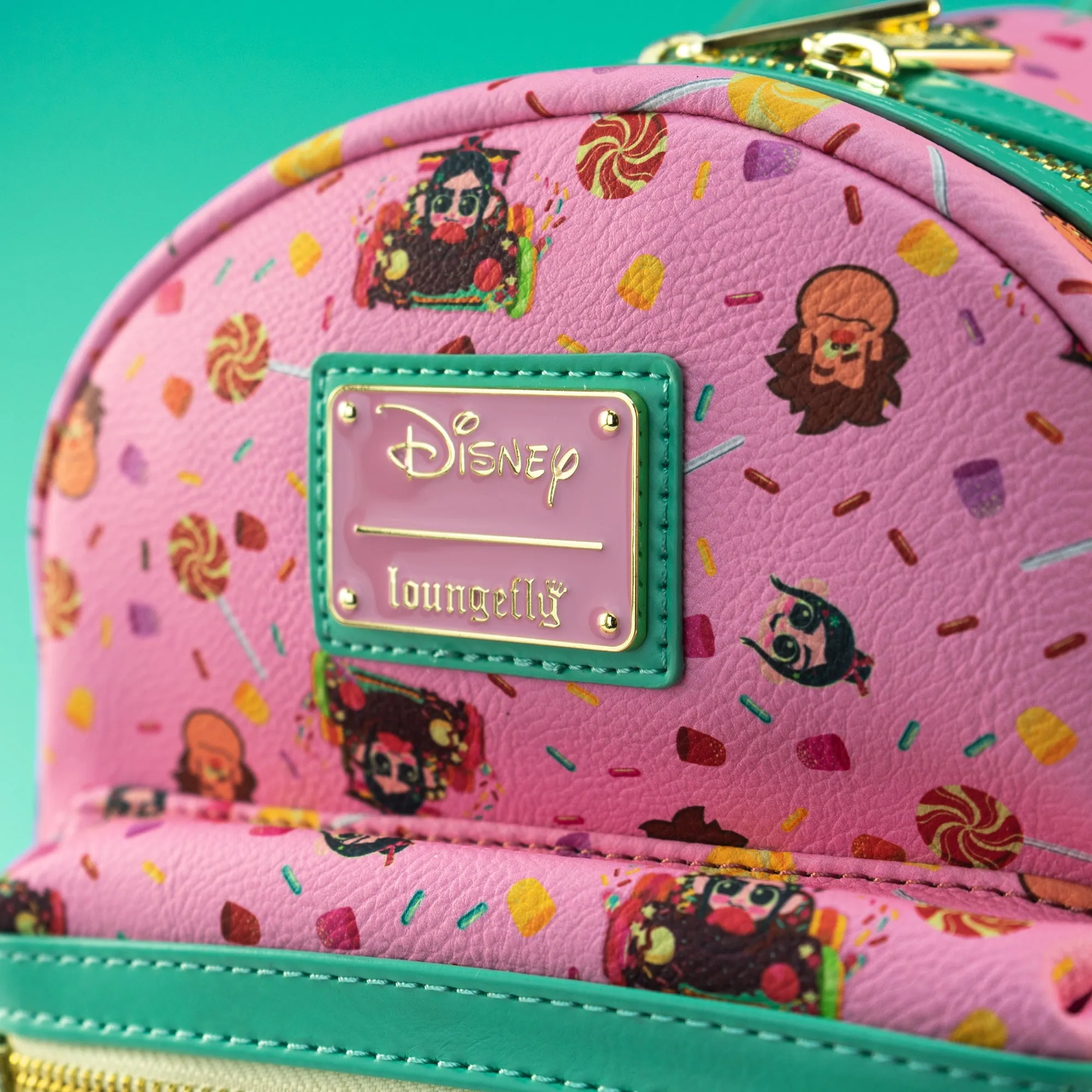 Loungefly x Disney Wreck It Ralph Vanellope AOP Mini Backpack