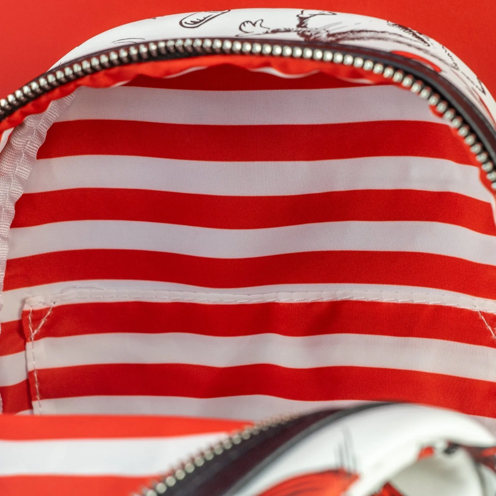 Loungefly x Dr Seuss The Cat In The Hat AOP Mini Backpack