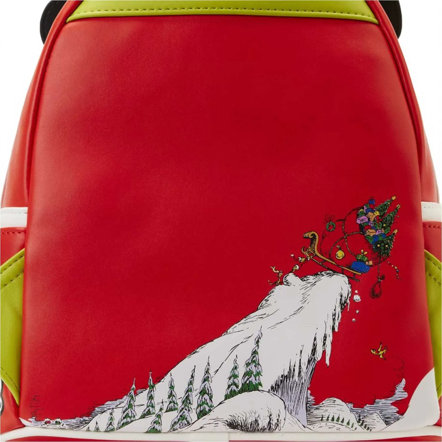 Loungefly x Dr Seuss The Grinch Santa Lenticular Mini Backpack