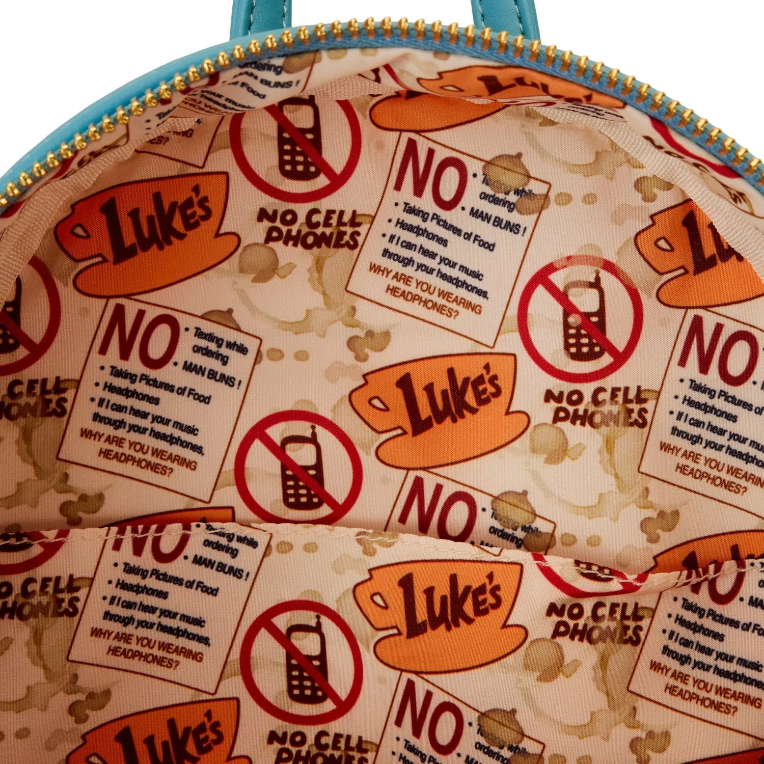 Loungefly x Gilmore Girls Luke's Diner Coffee Cup Mini Backpack