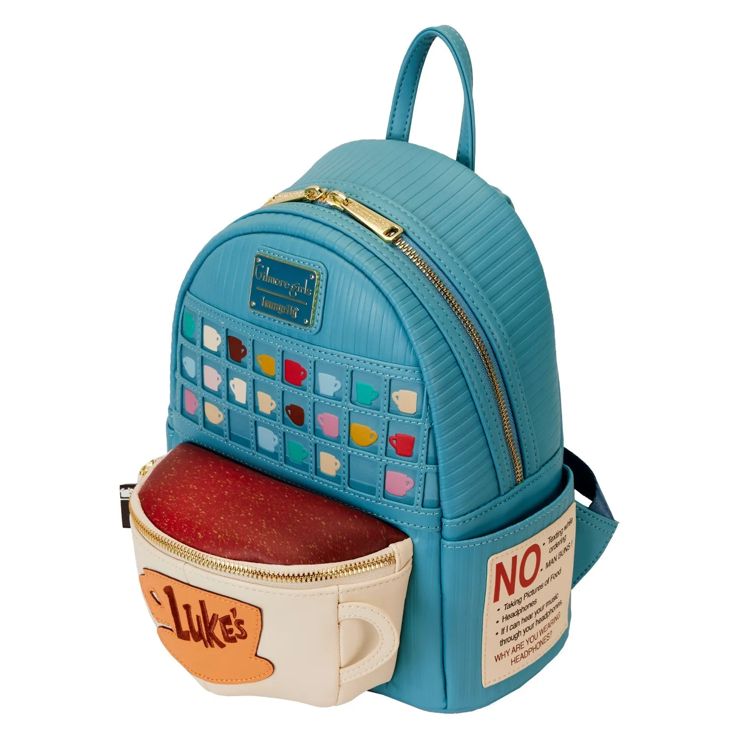Loungefly x Gilmore Girls Luke's Diner Coffee Cup Mini Backpack