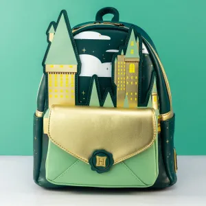 Loungefly x Harry Potter Golden Hogwarts Castle Mini Backpack
