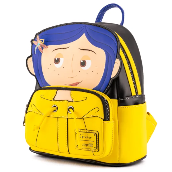Loungefly x Laika Coraline Raincoat Mini Backpack