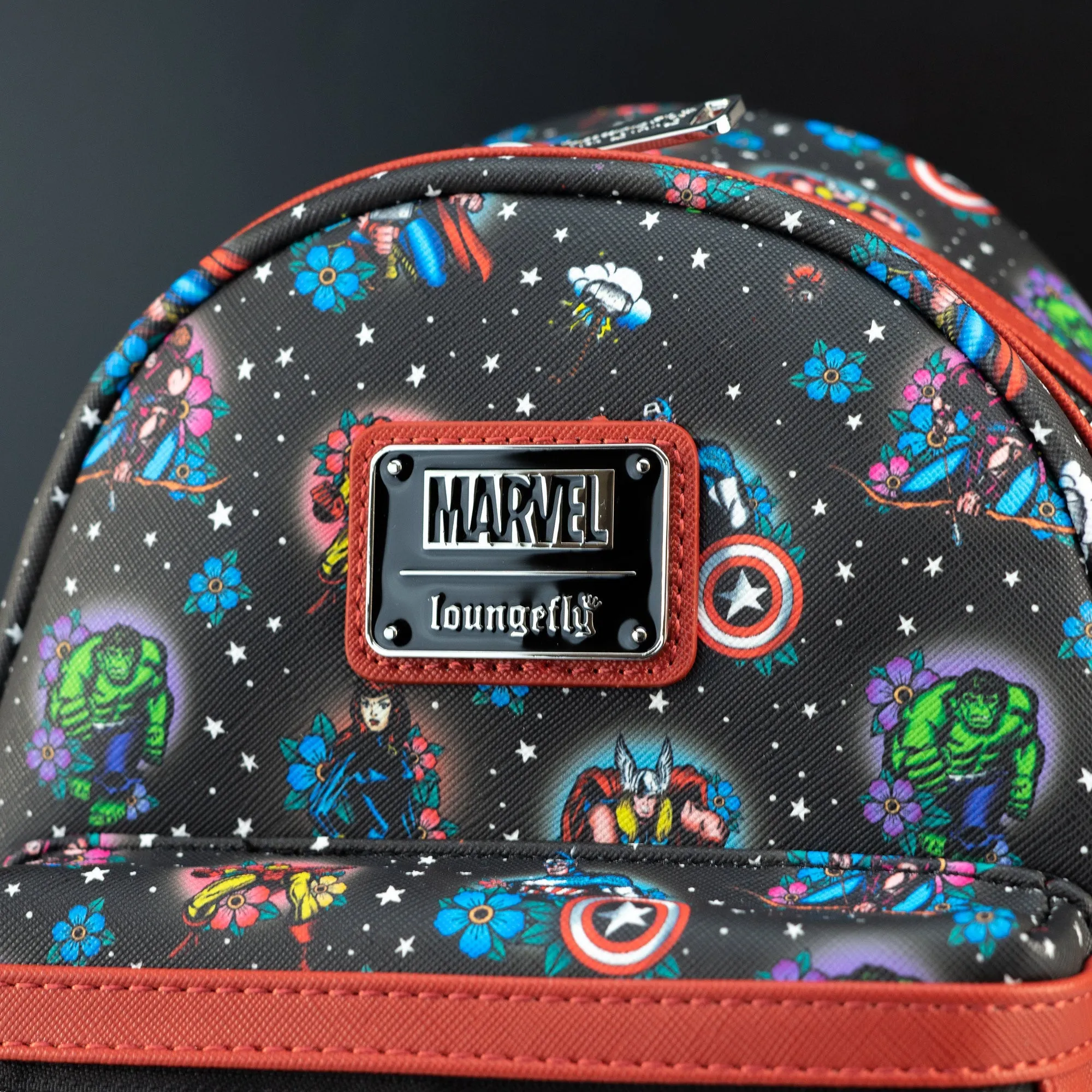 Loungefly x Marvel Avengers Tattoo Mini Backpack