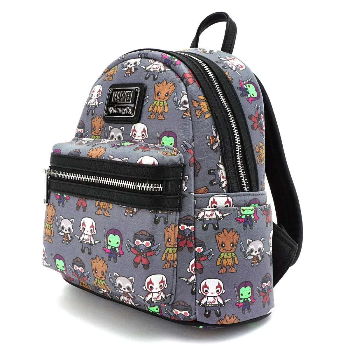 Loungefly x Marvel Guardians of the Galaxy Kawaii Character Mini Backpack