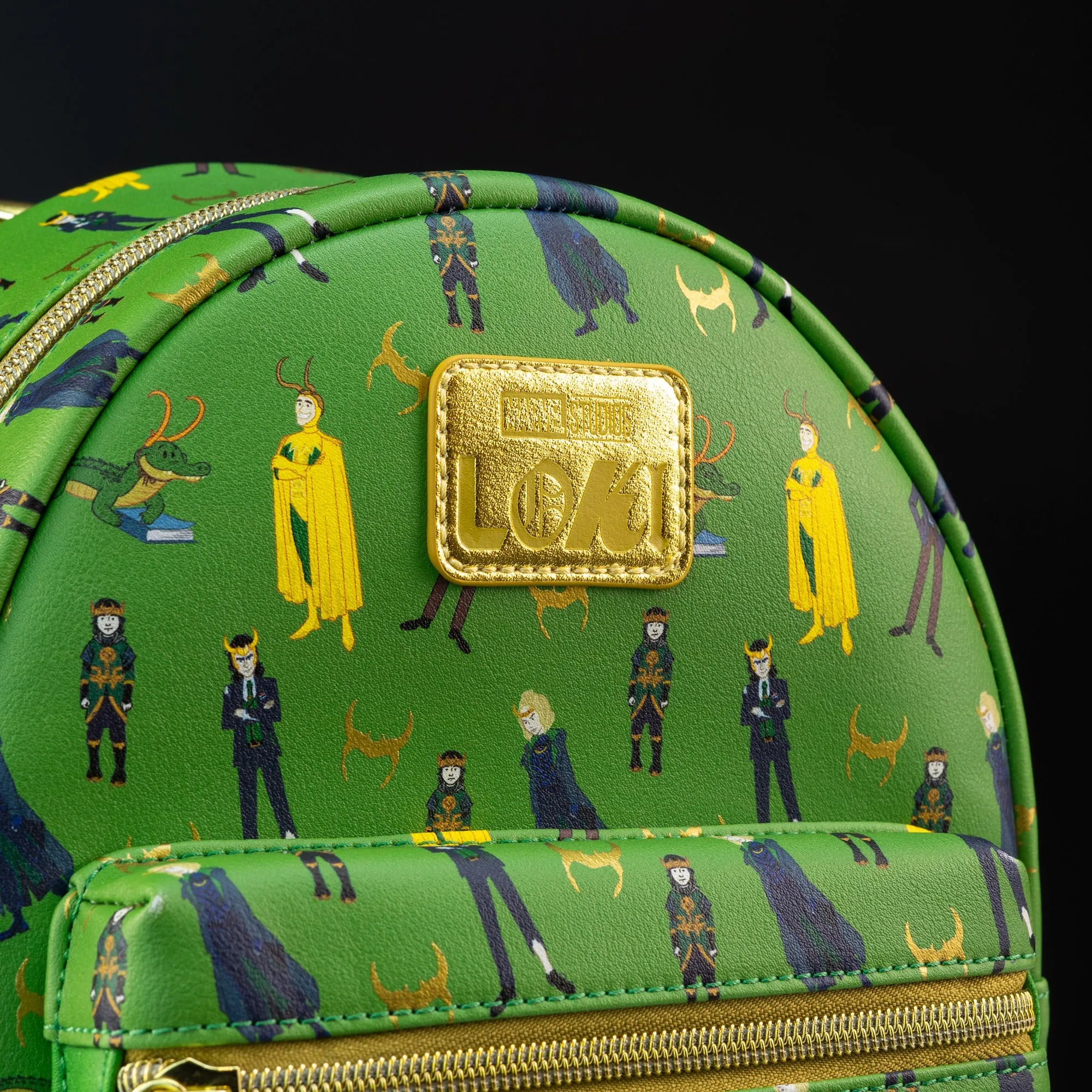 Loungefly x Marvel Loki Variants All Over Print Mini Backpack