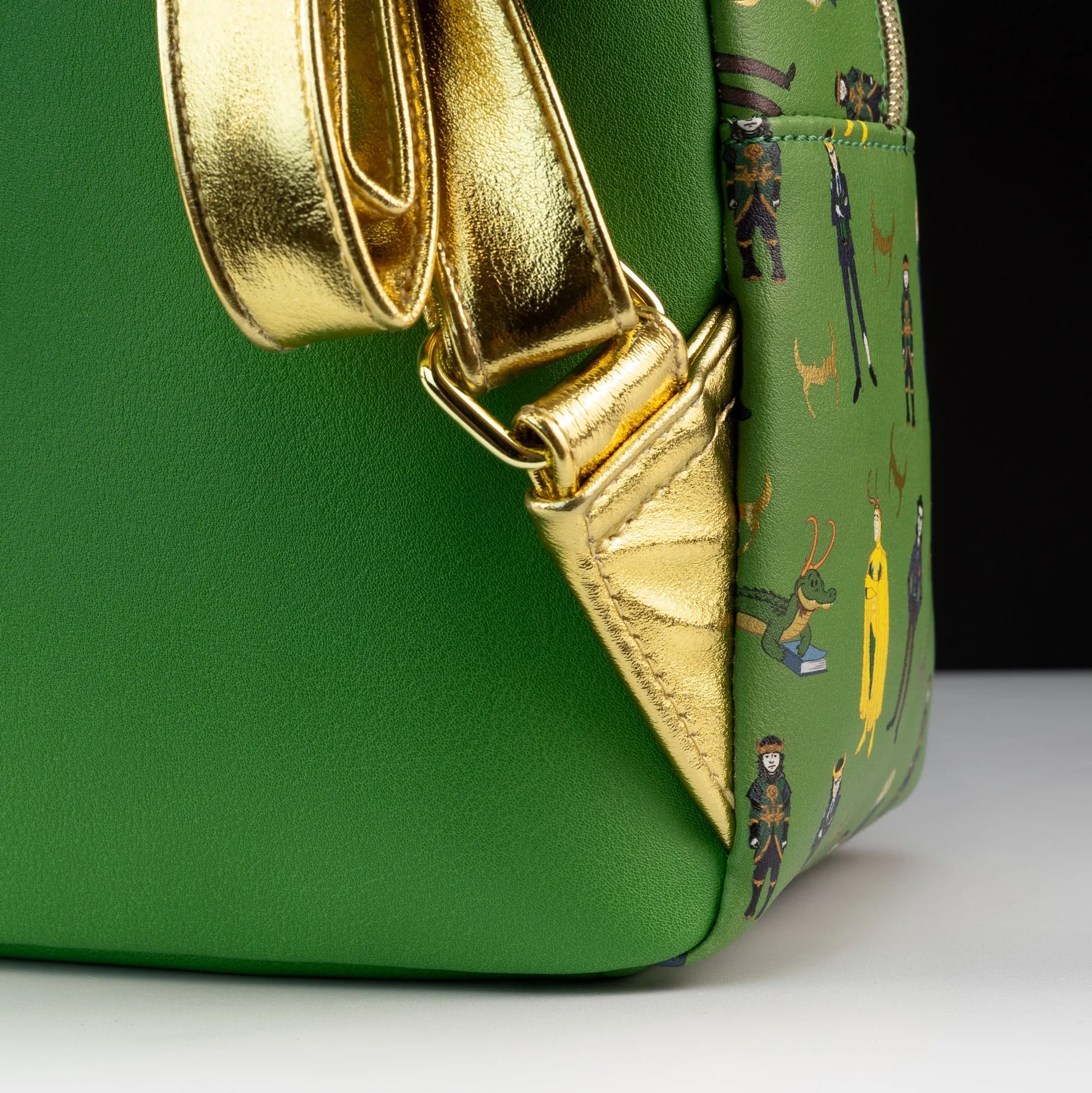 Loungefly x Marvel Loki Variants All Over Print Mini Backpack