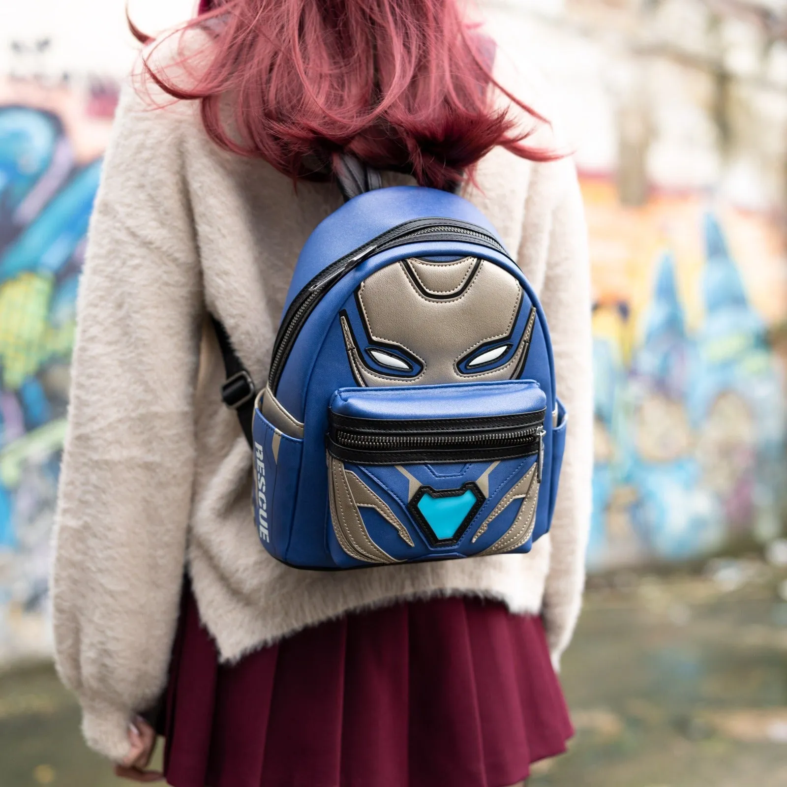 Loungefly x Marvel Rescue Light Up Cosplay Mini Backpack