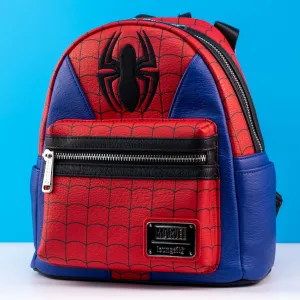 Loungefly x Marvel Spider-Man Suit Cosplay Mini Backpack