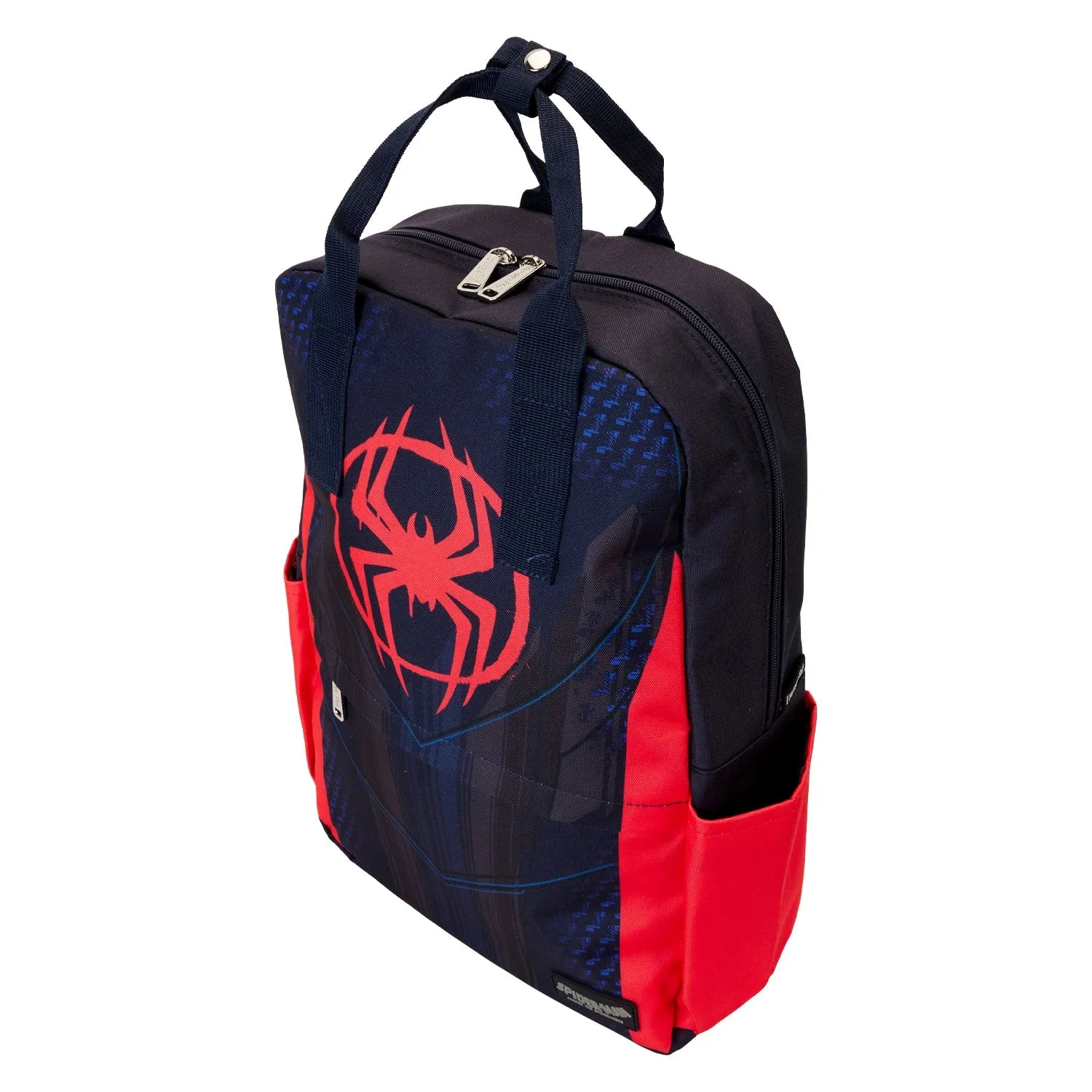 Loungefly x Marvel Spider-Verse Miles Morales Suit Full Size Nylon Backpack