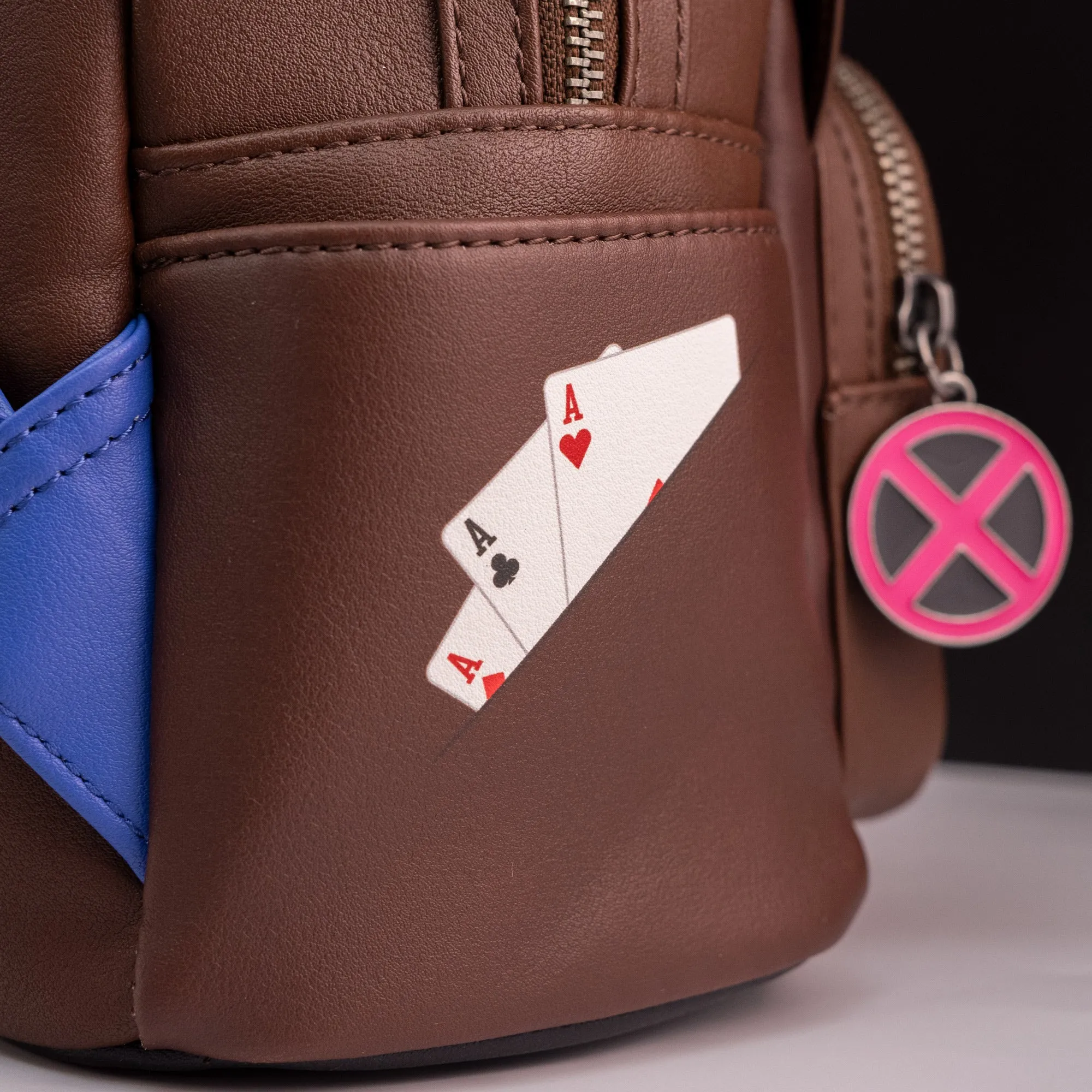 Loungefly x Marvel X-Men Gambit Cosplay Mini Backpack