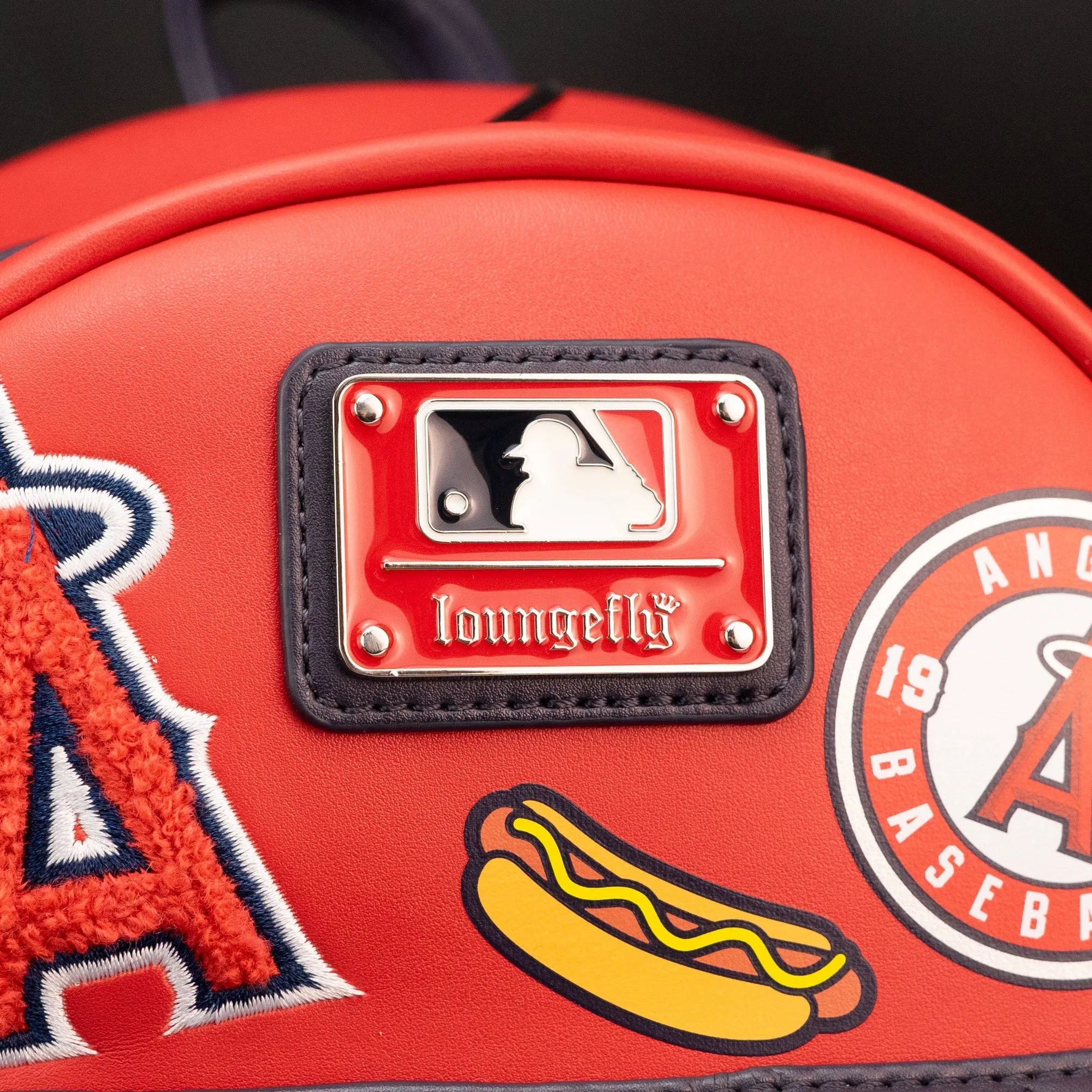 Loungefly x MLB LA Angels Patches Mini Backpack