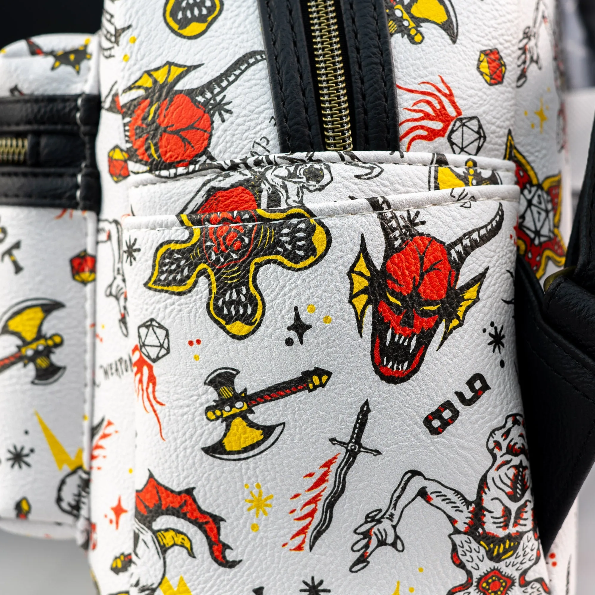 Loungefly x Netflix Stranger Things Hellfire Club Icons Mini Backpack
