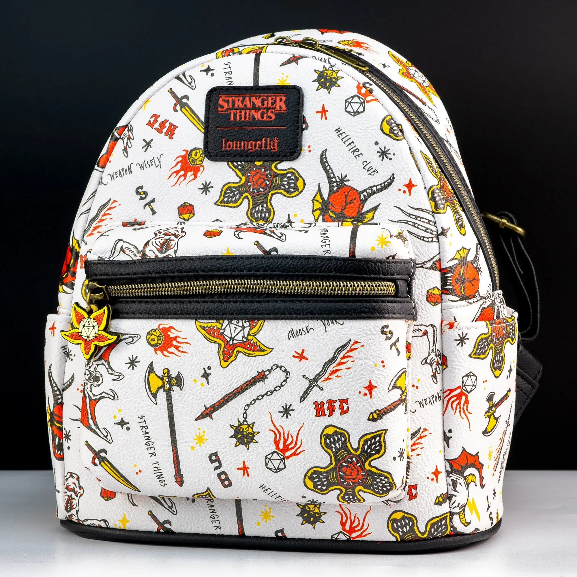 Loungefly x Netflix Stranger Things Hellfire Club Icons Mini Backpack