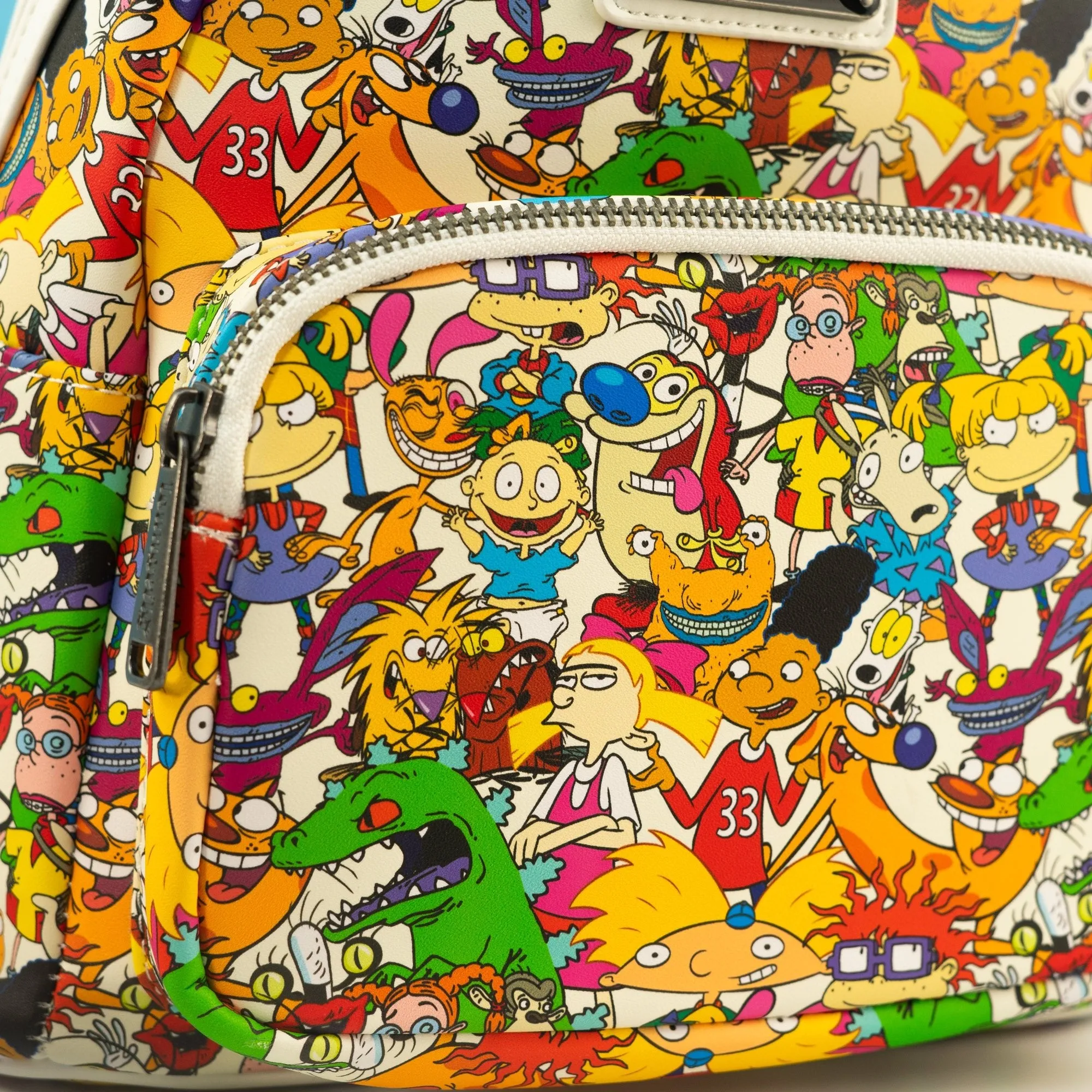 Loungefly x Nickelodeon Nick Rewind Gang All Over Print Mini Backpack