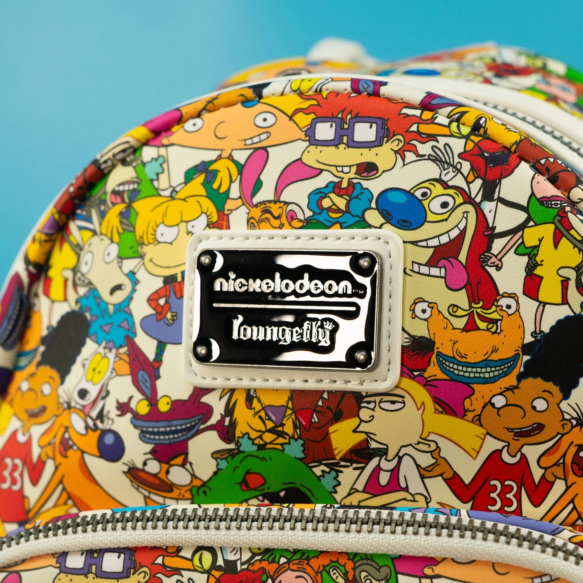 Loungefly x Nickelodeon Nick Rewind Gang All Over Print Mini Backpack