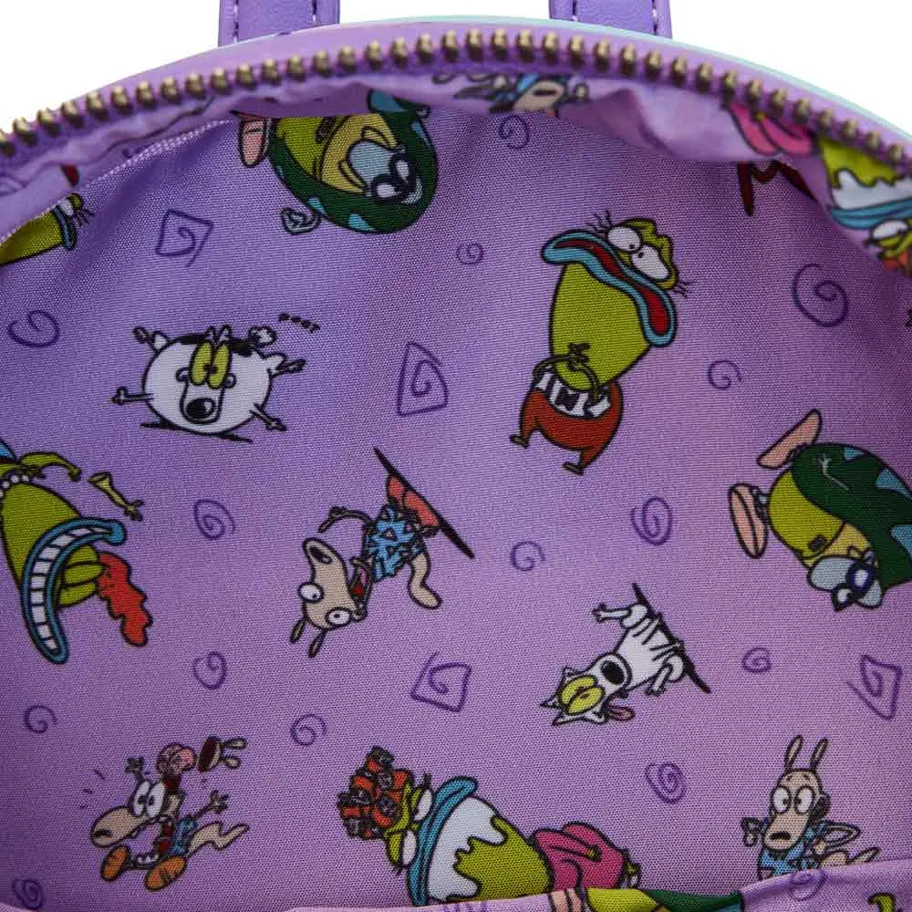 Loungefly x Nickelodeon Rocko's Modern Life Lenticular TV Mini Backpack