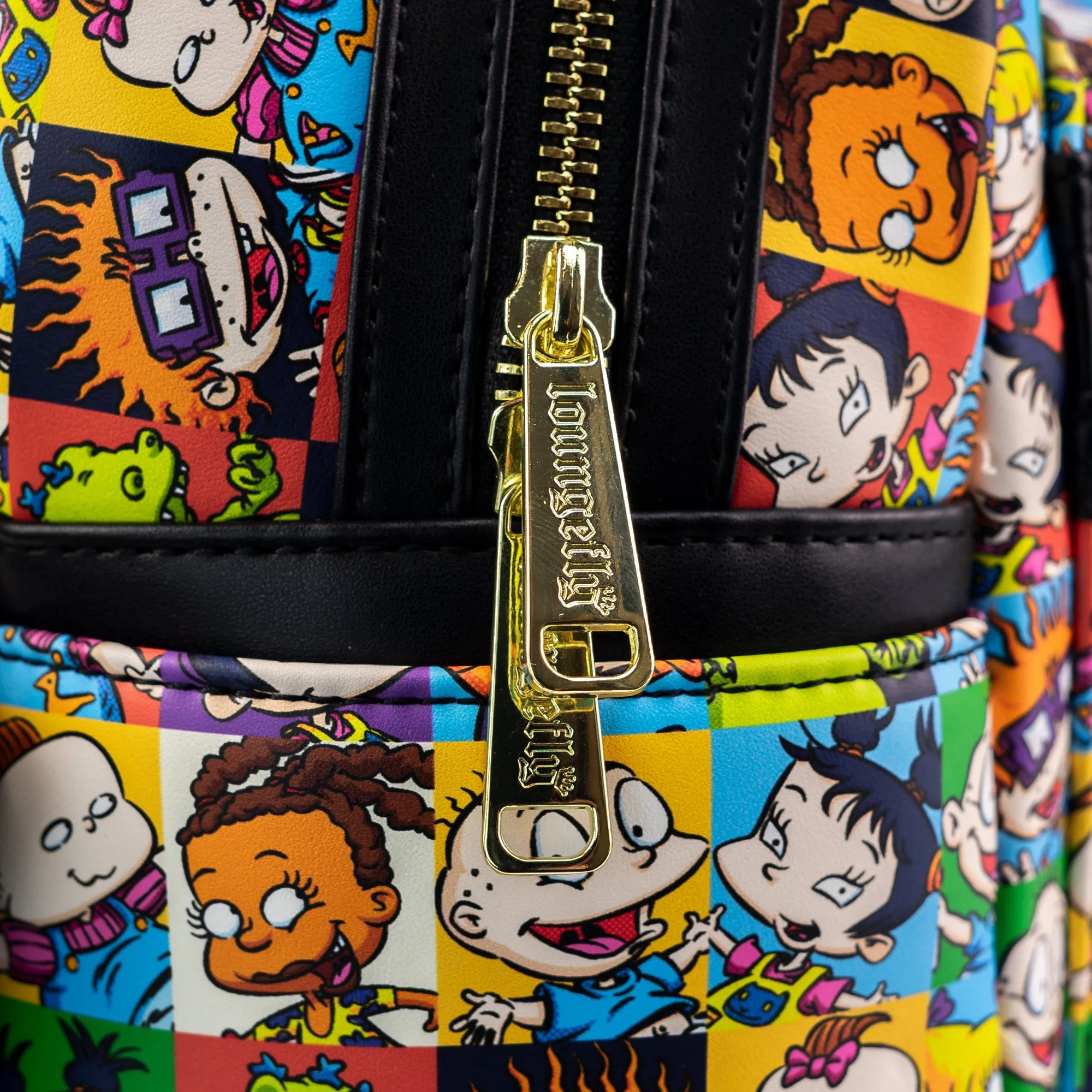 Loungefly x Nickelodeon Rugrats Character Tile Print Mini Backpack