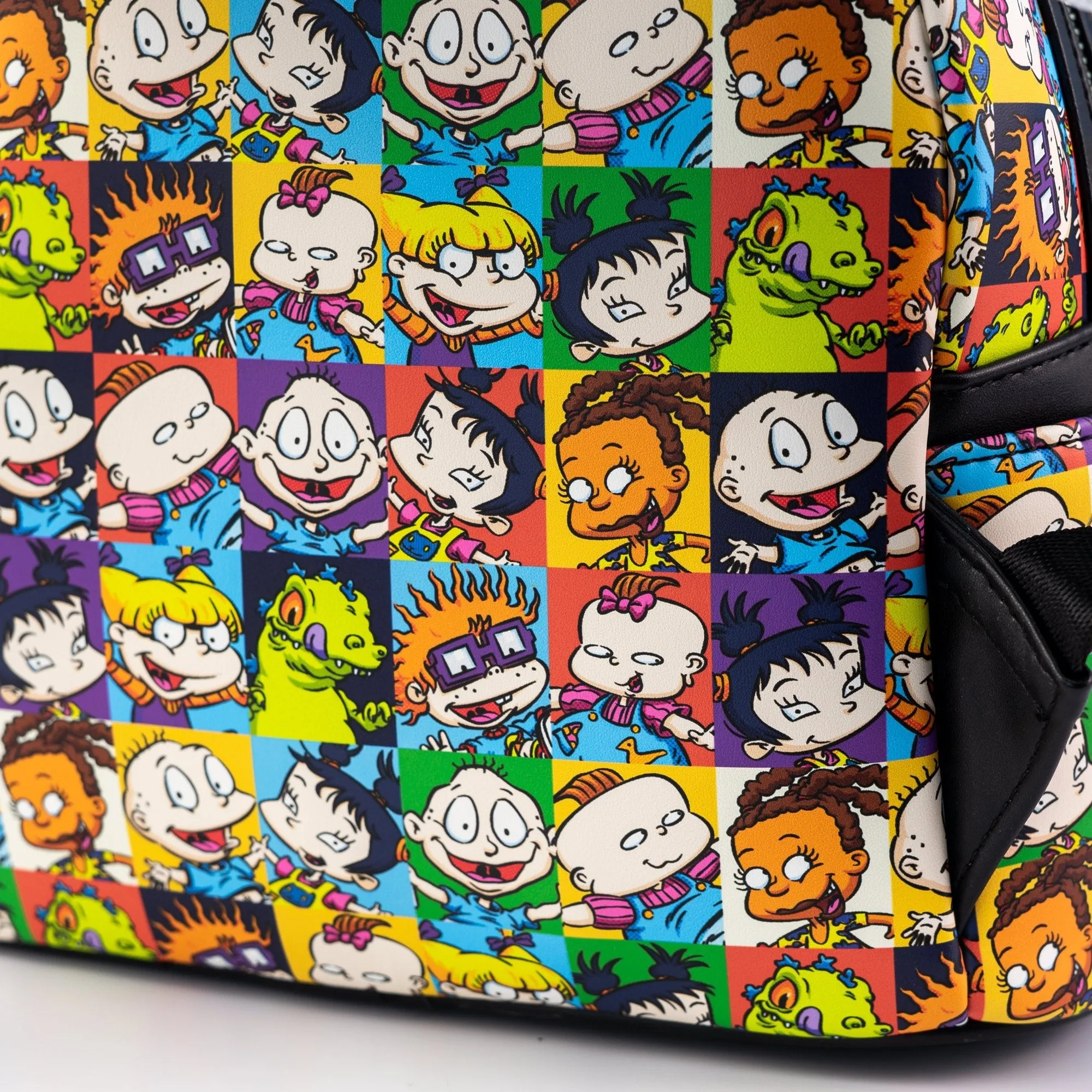 Loungefly x Nickelodeon Rugrats Character Tile Print Mini Backpack