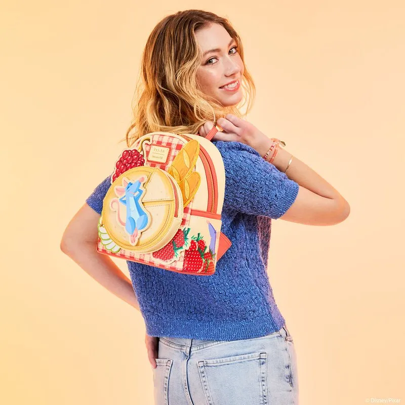 Loungefly x Pixar Ratatouille Remy Cheese Wheel Mini Backpack