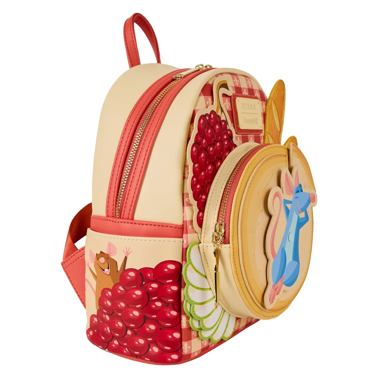 Loungefly x Pixar Ratatouille Remy Cheese Wheel Mini Backpack