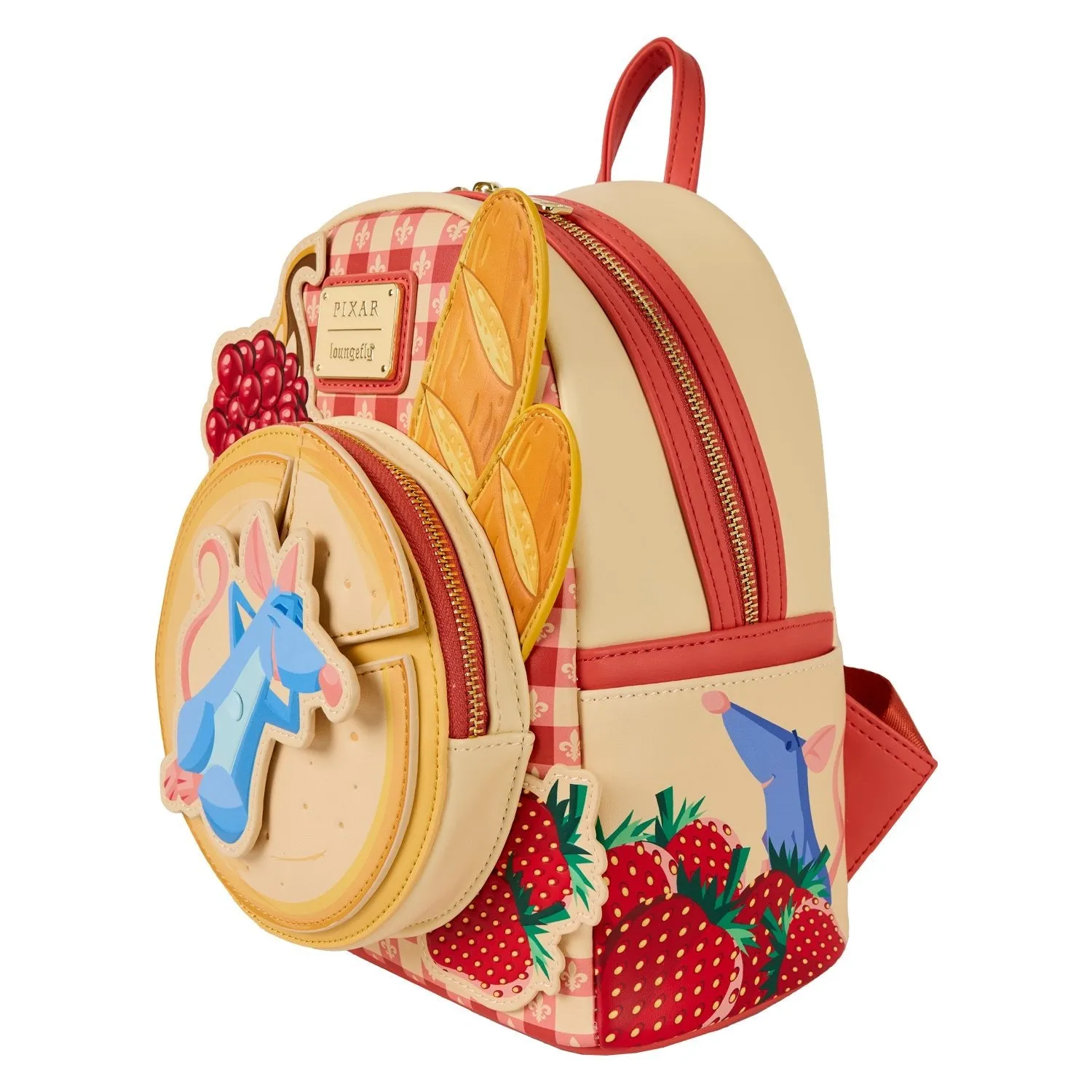 Loungefly x Pixar Ratatouille Remy Cheese Wheel Mini Backpack