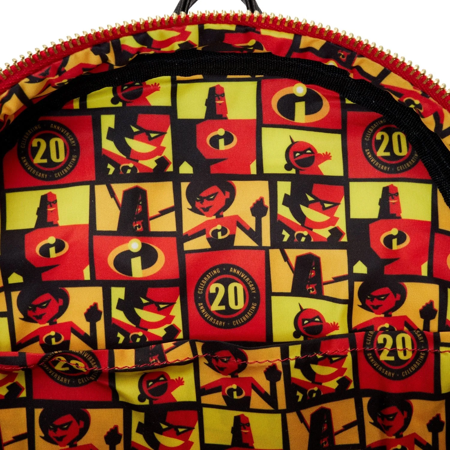 Loungefly x Pixar The Incredibles 20th Anniversary Light Up Cosplay Mini Backpack